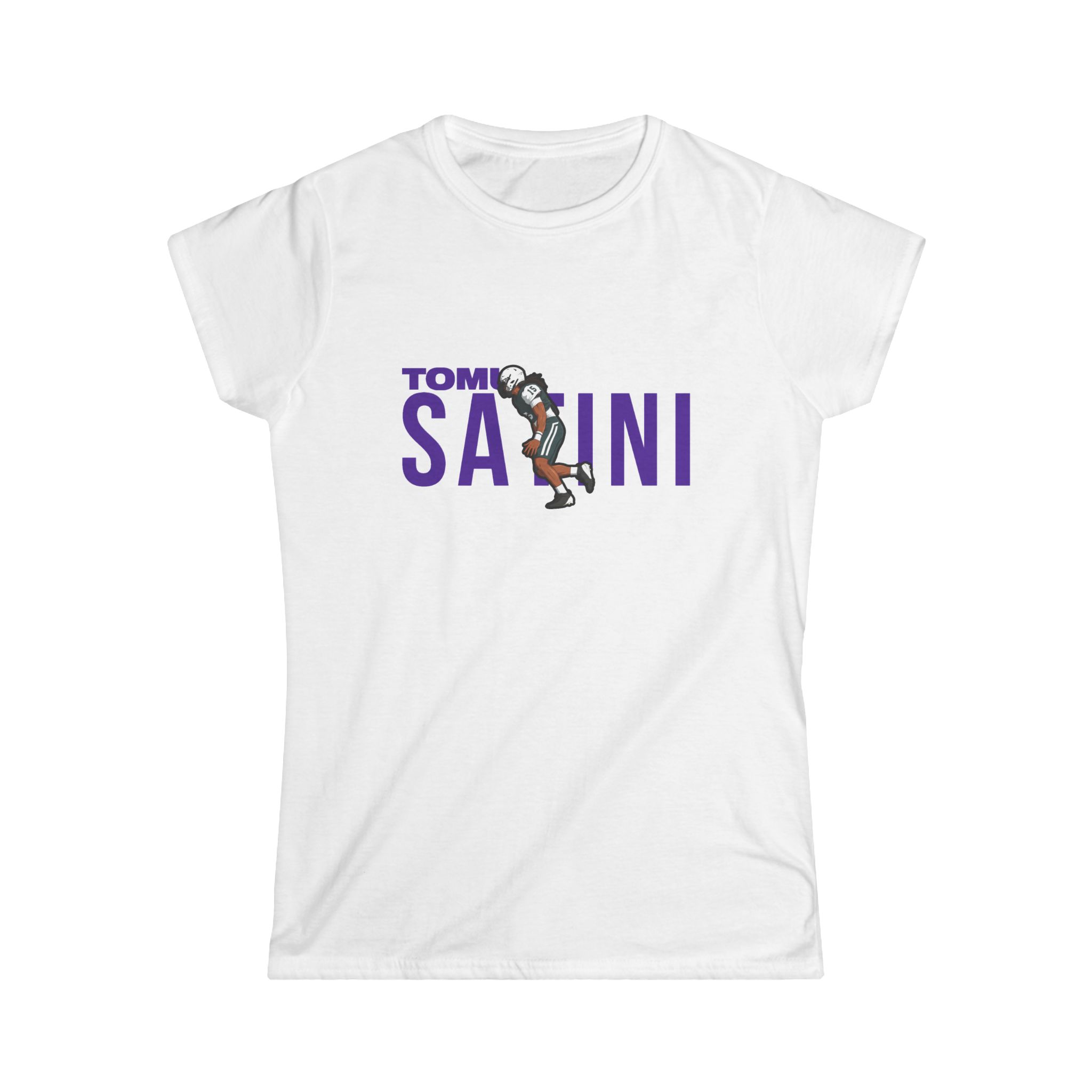 Women's Softstyle Tee — character_player_name in White