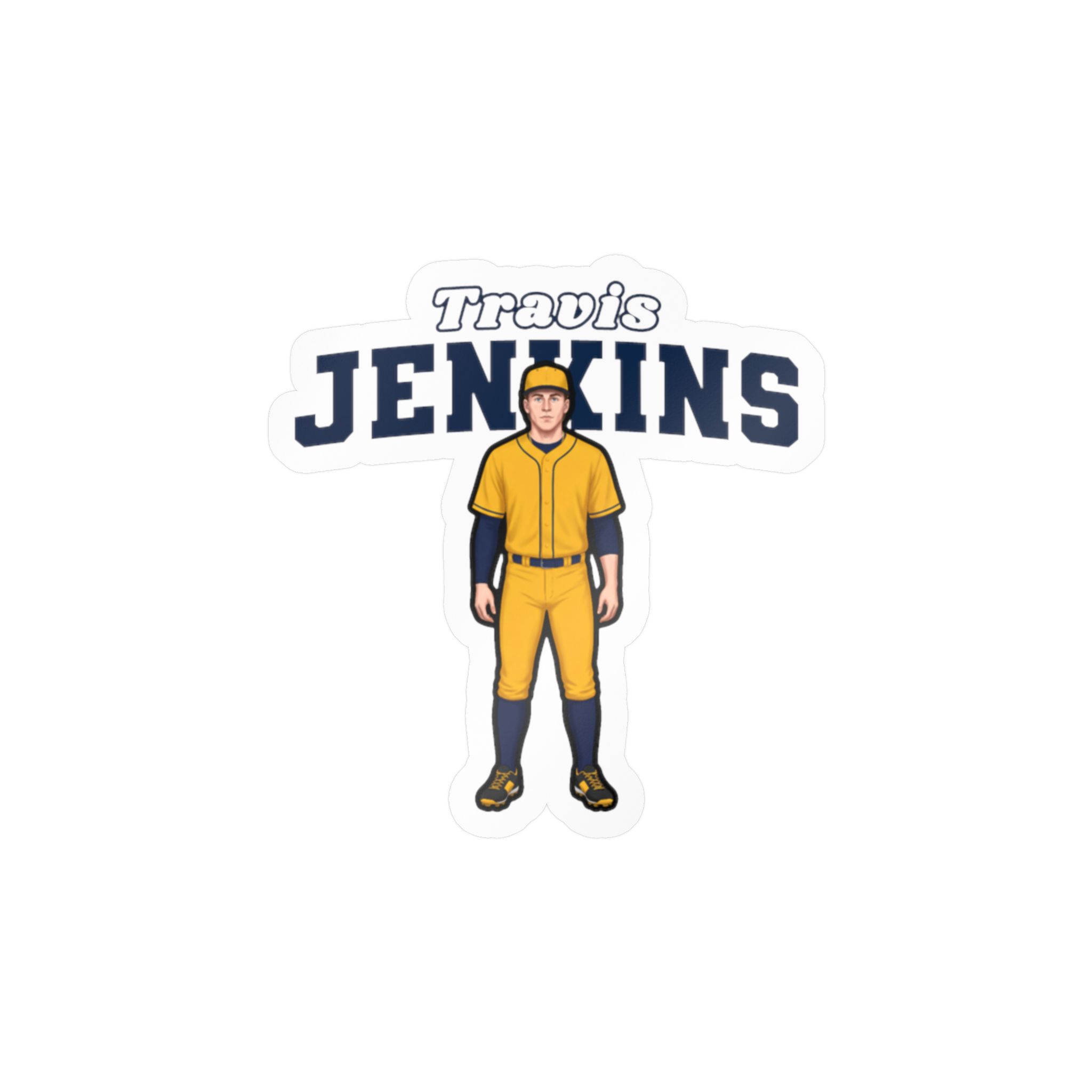 Vinyl Sticker — character_name_arch in Classic