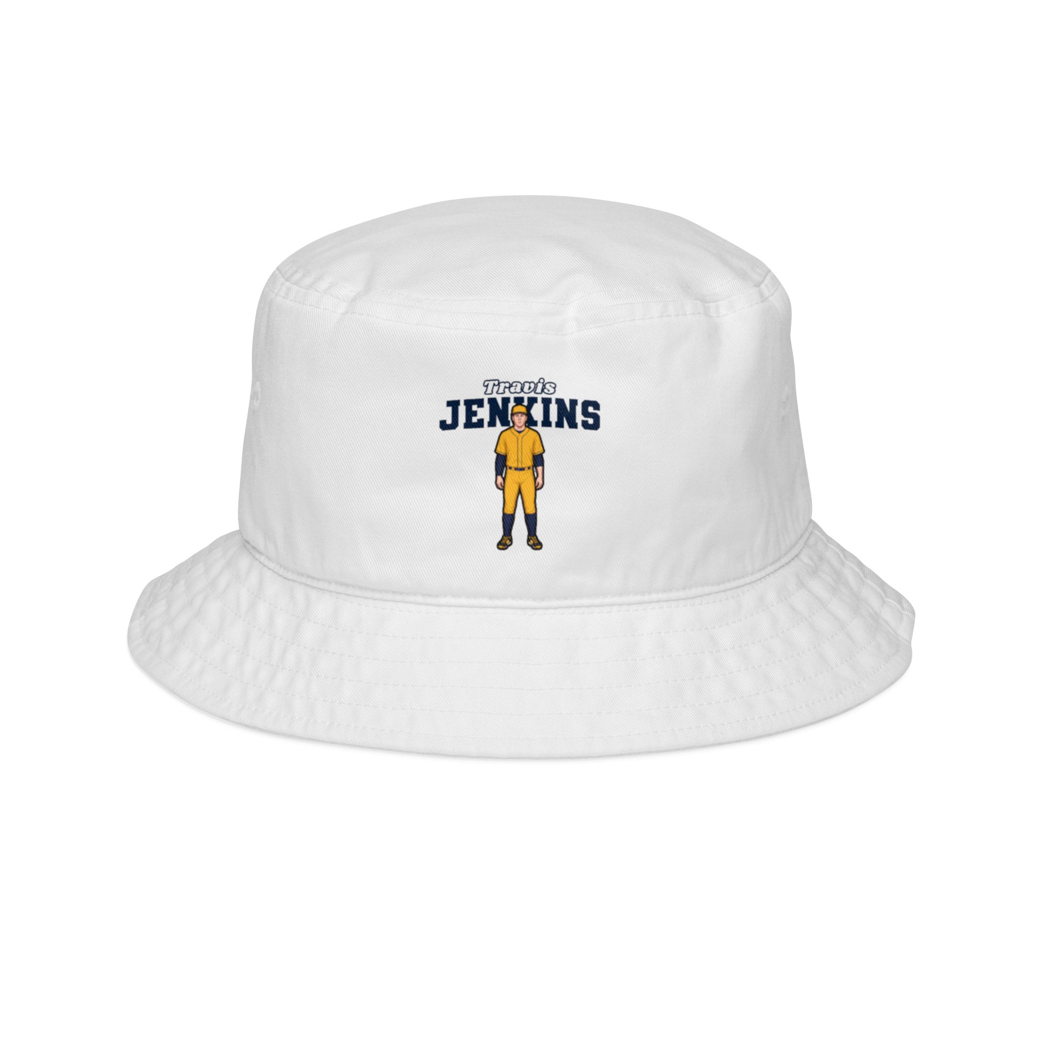 Bucket Hat — character_name_arch in White