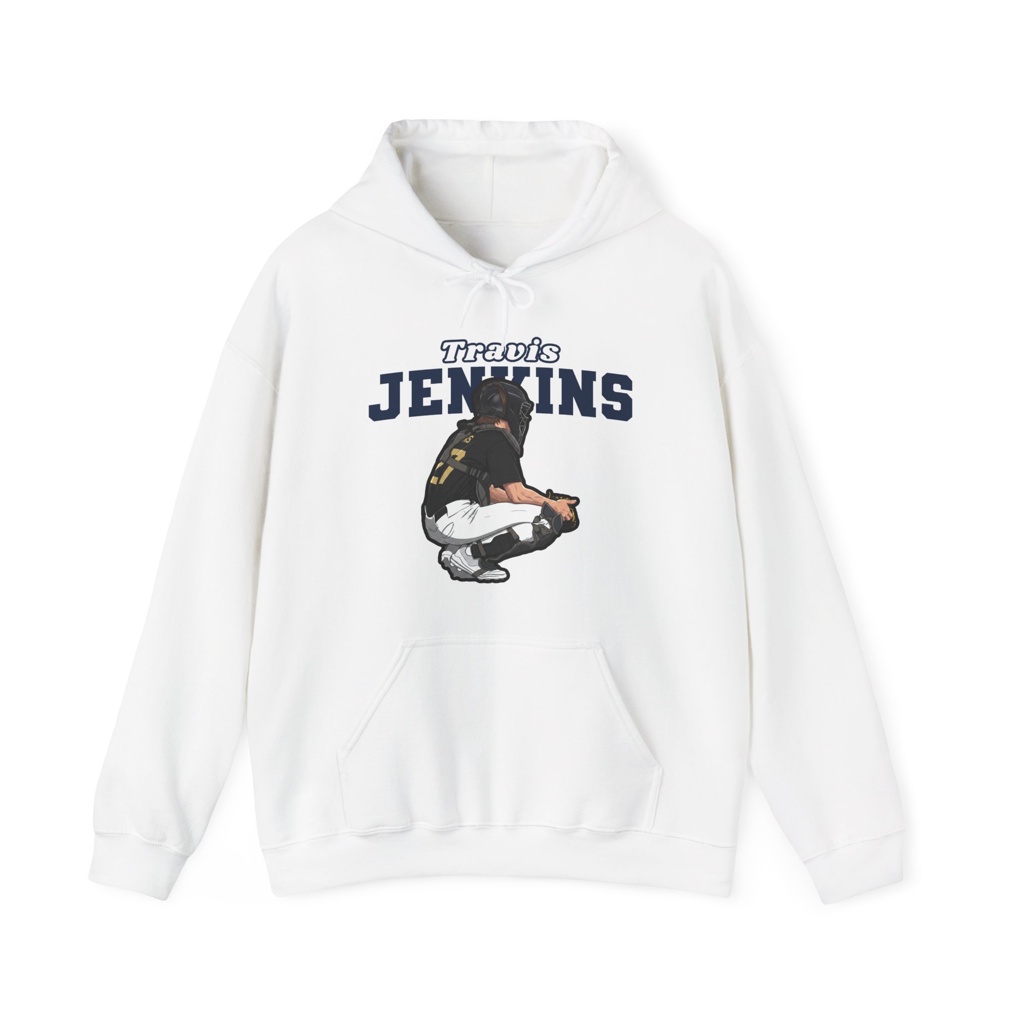 Hoodie — character_name_arch in White