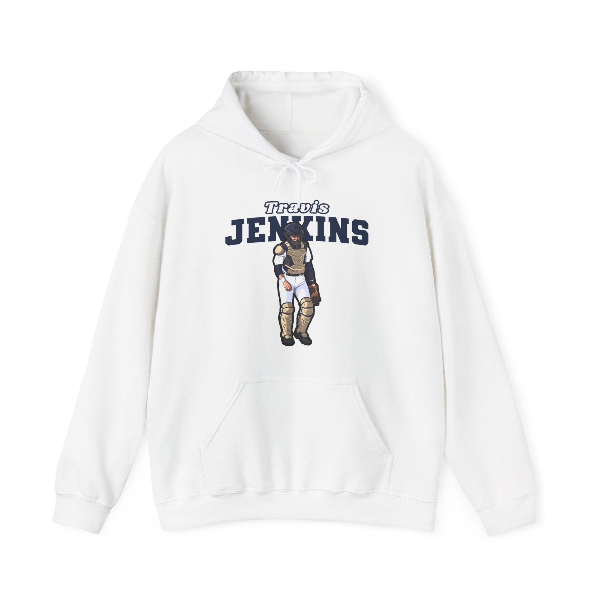 Hoodie — character_name_arch in White