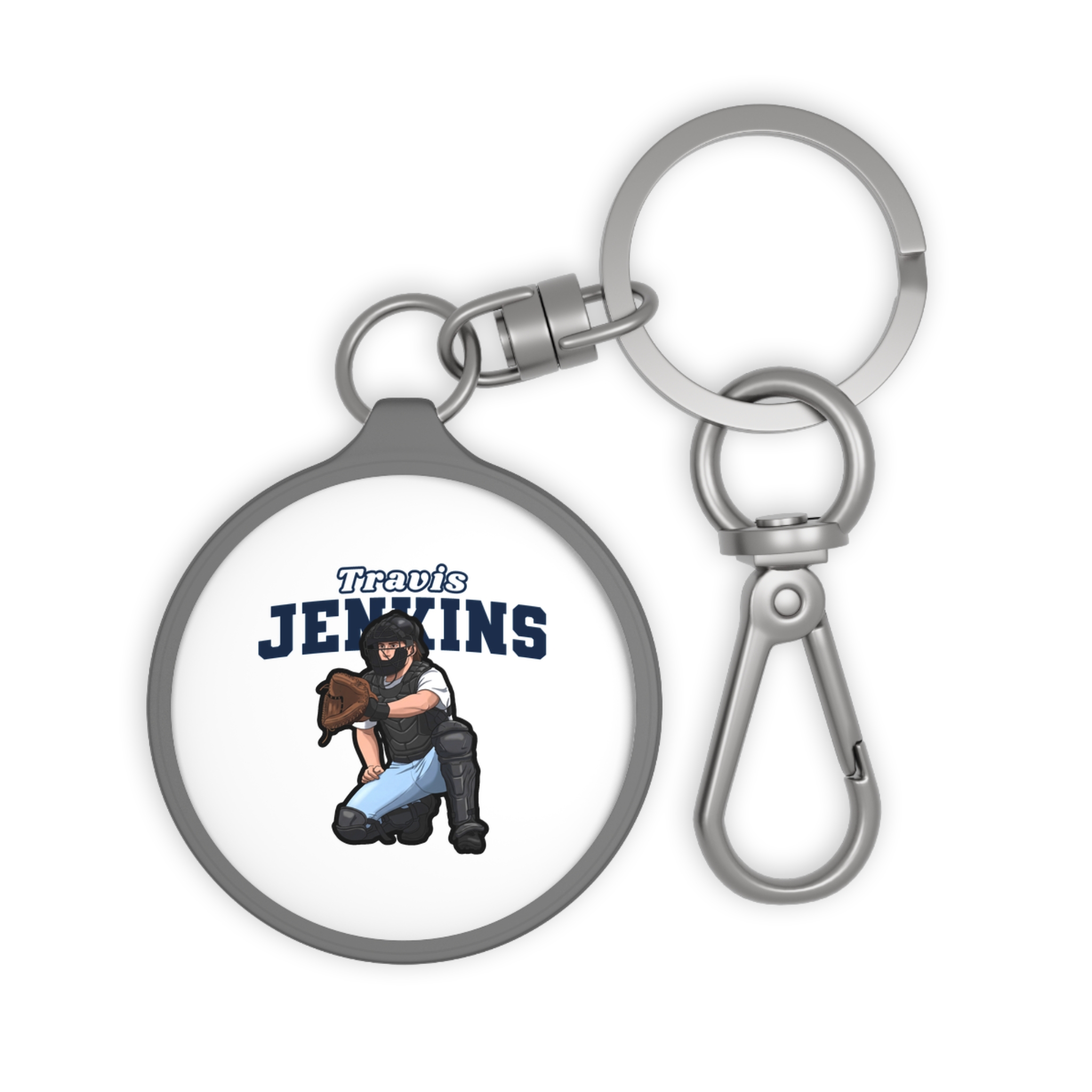 Keychain — character_name_arch in Grey