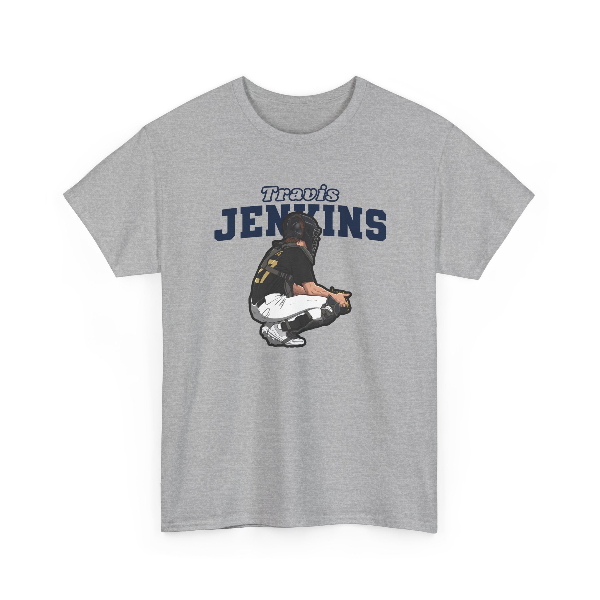 Tee — character_name_arch in Grey