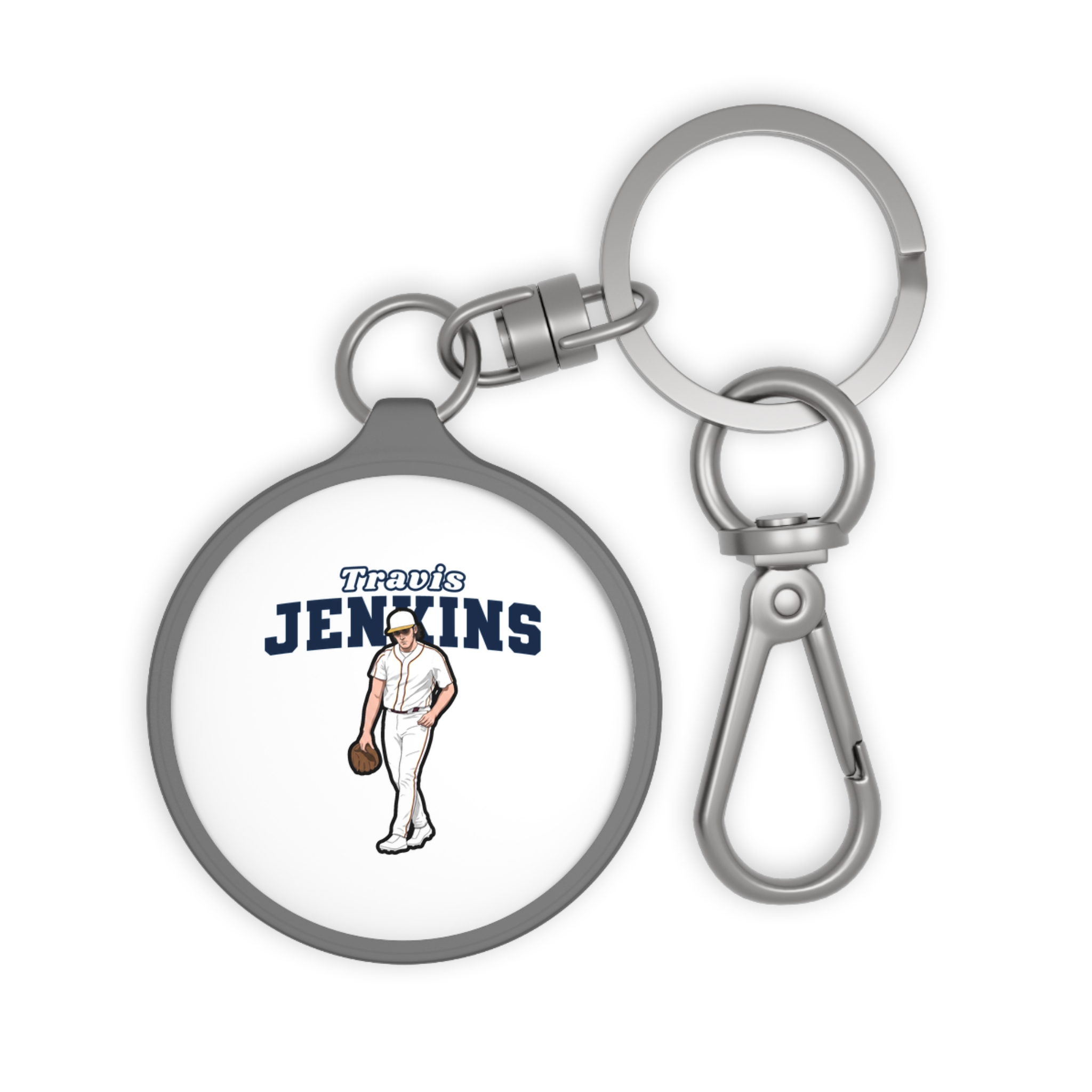 Keychain — character_name_arch in Grey