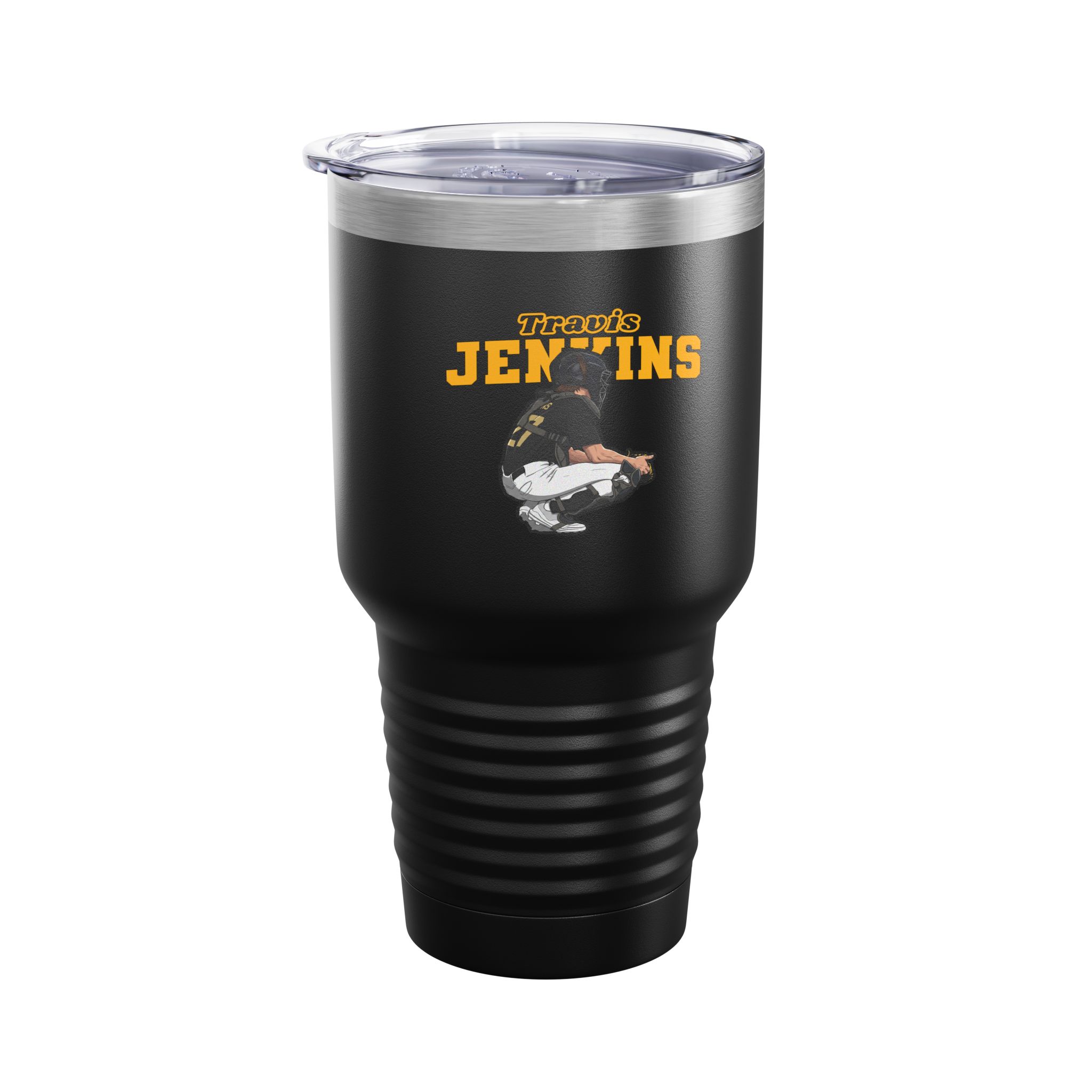 30oz Tumbler — character_name_arch in Black