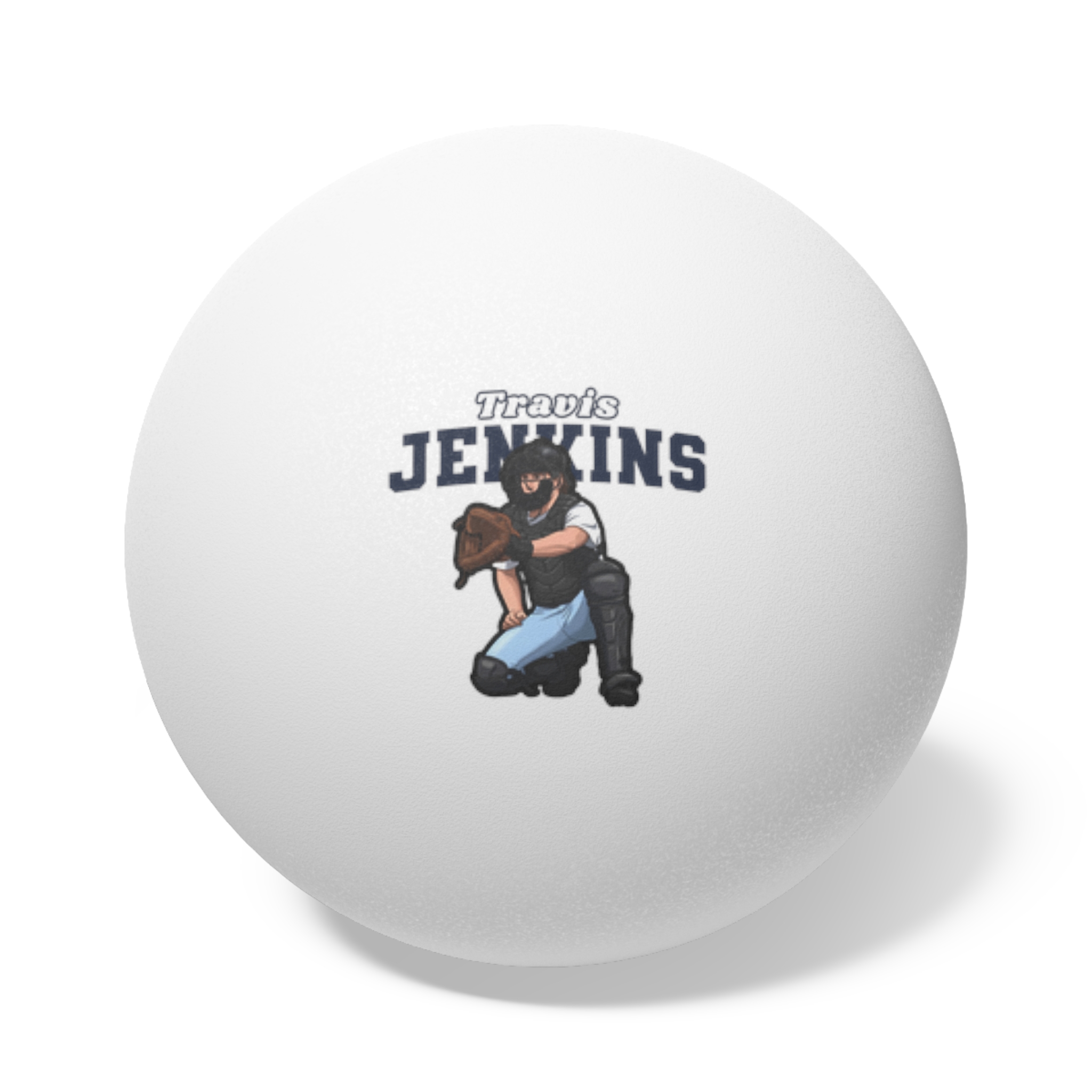 Ping Pong Balls, 6 pcs — character_name_arch in White