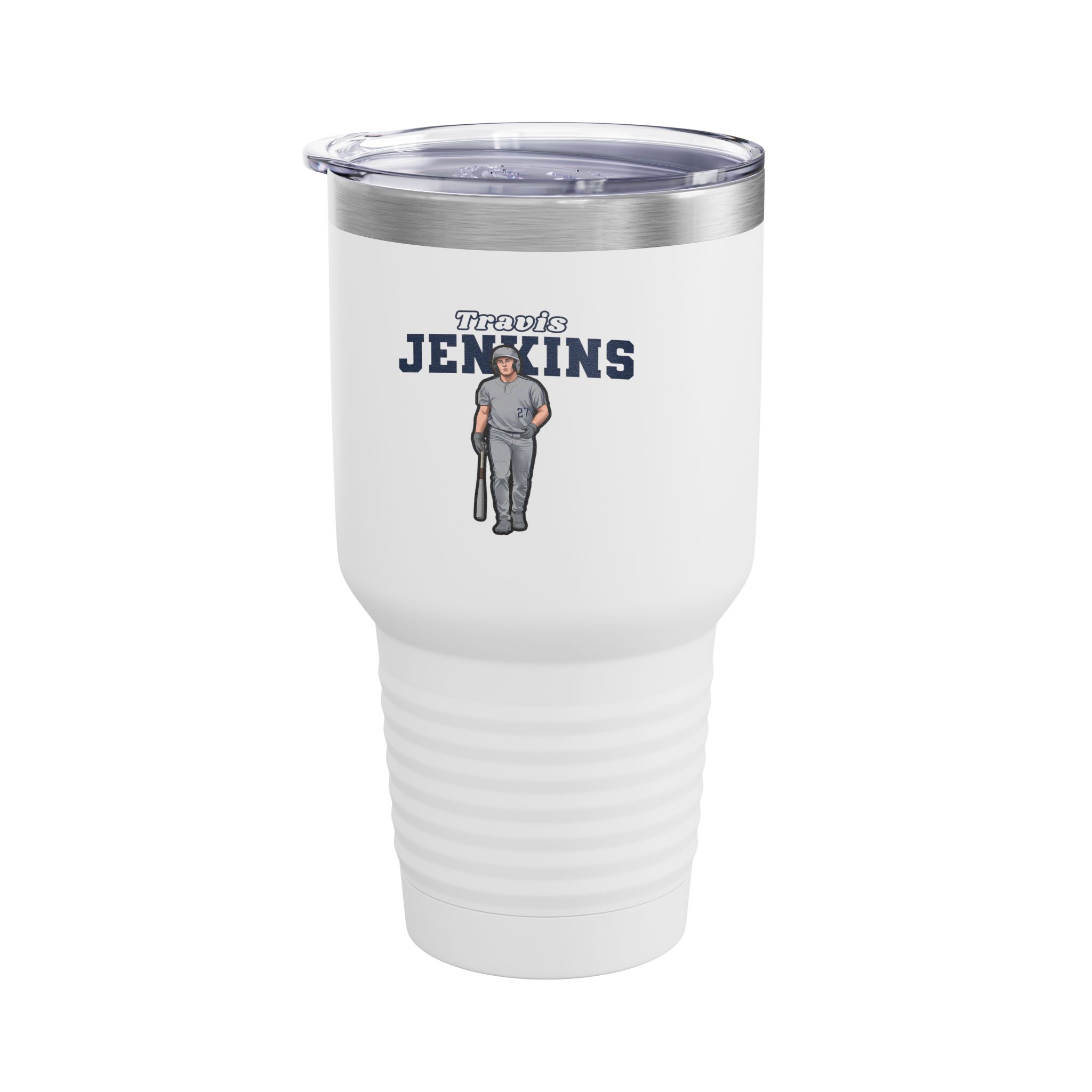 30oz Tumbler — character_name_arch in White