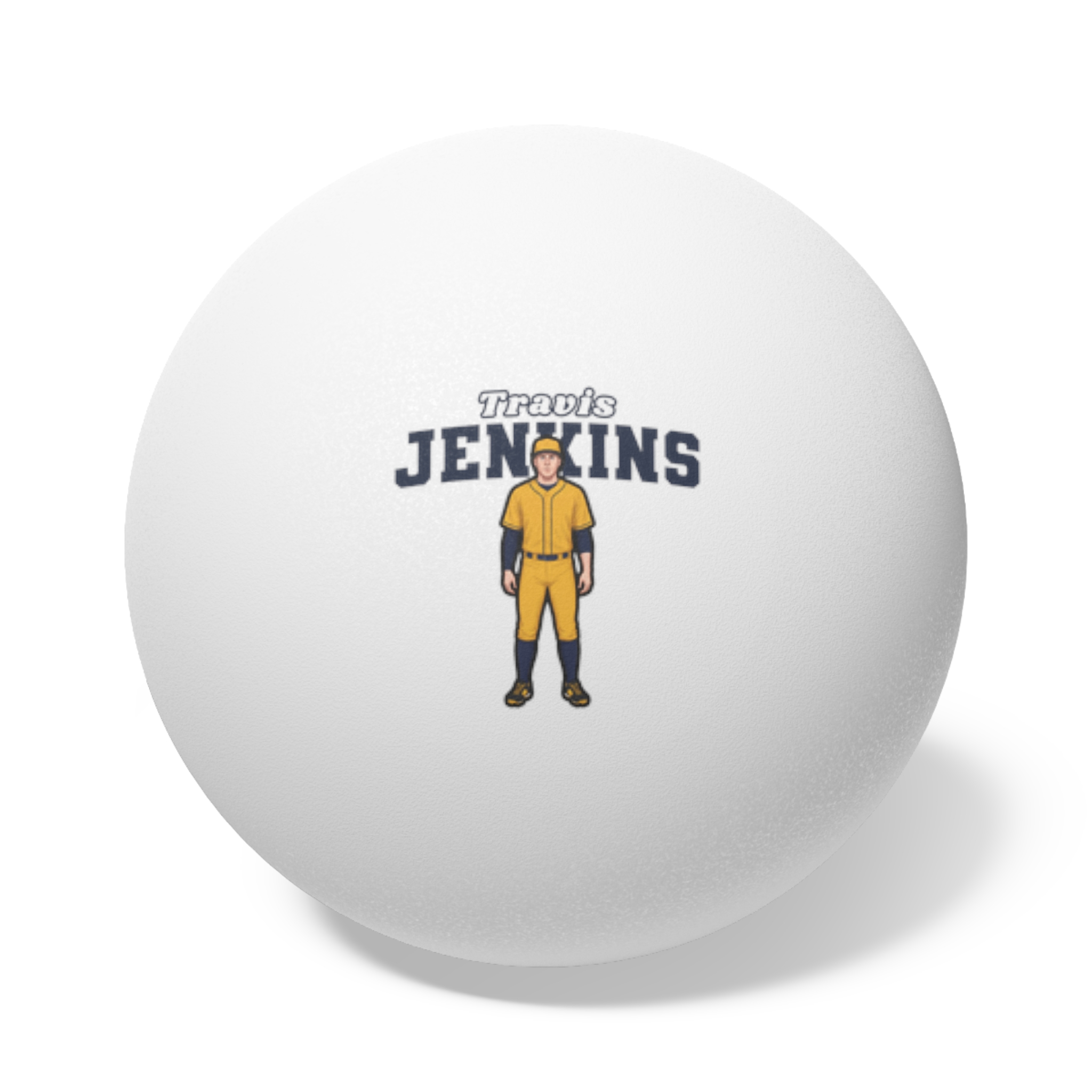 Ping Pong Balls, 6 pcs — character_name_arch in White