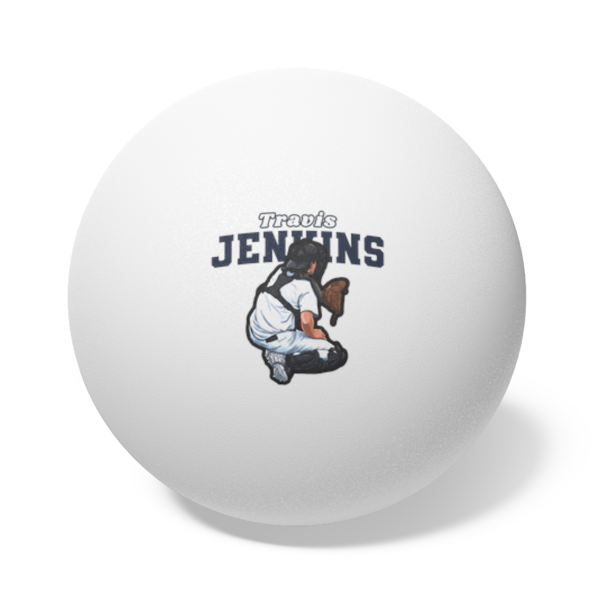 Ping Pong Balls, 6 pcs — character_name_arch in White