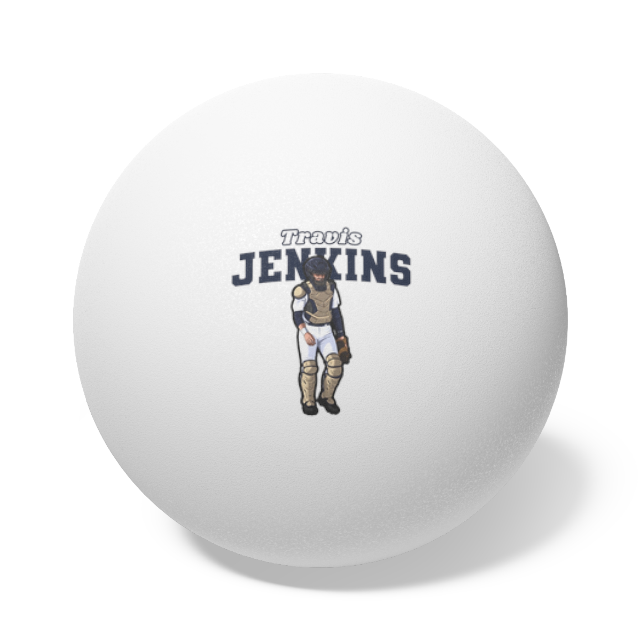 Ping Pong Balls, 6 pcs — character_name_arch in White