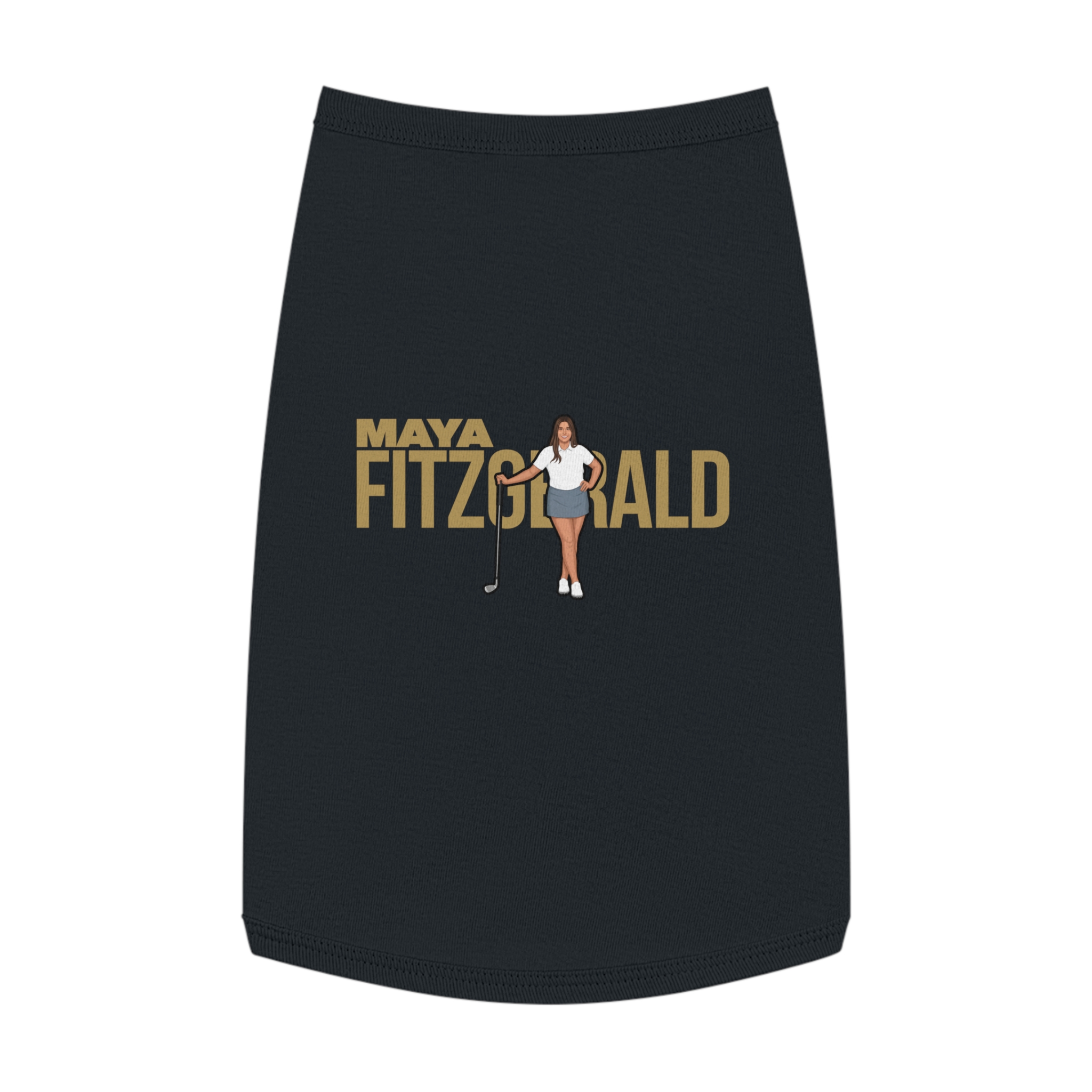 Pet Tank Top — character_player_name in White