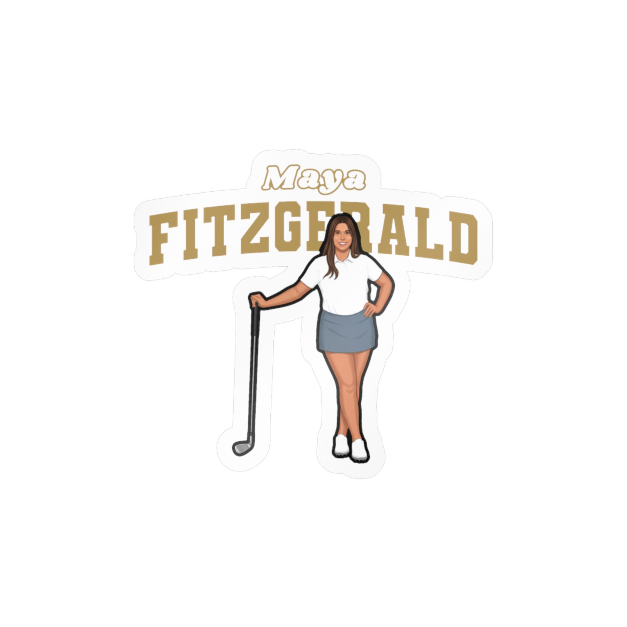 Vinyl Sticker — character_name_arch in Classic