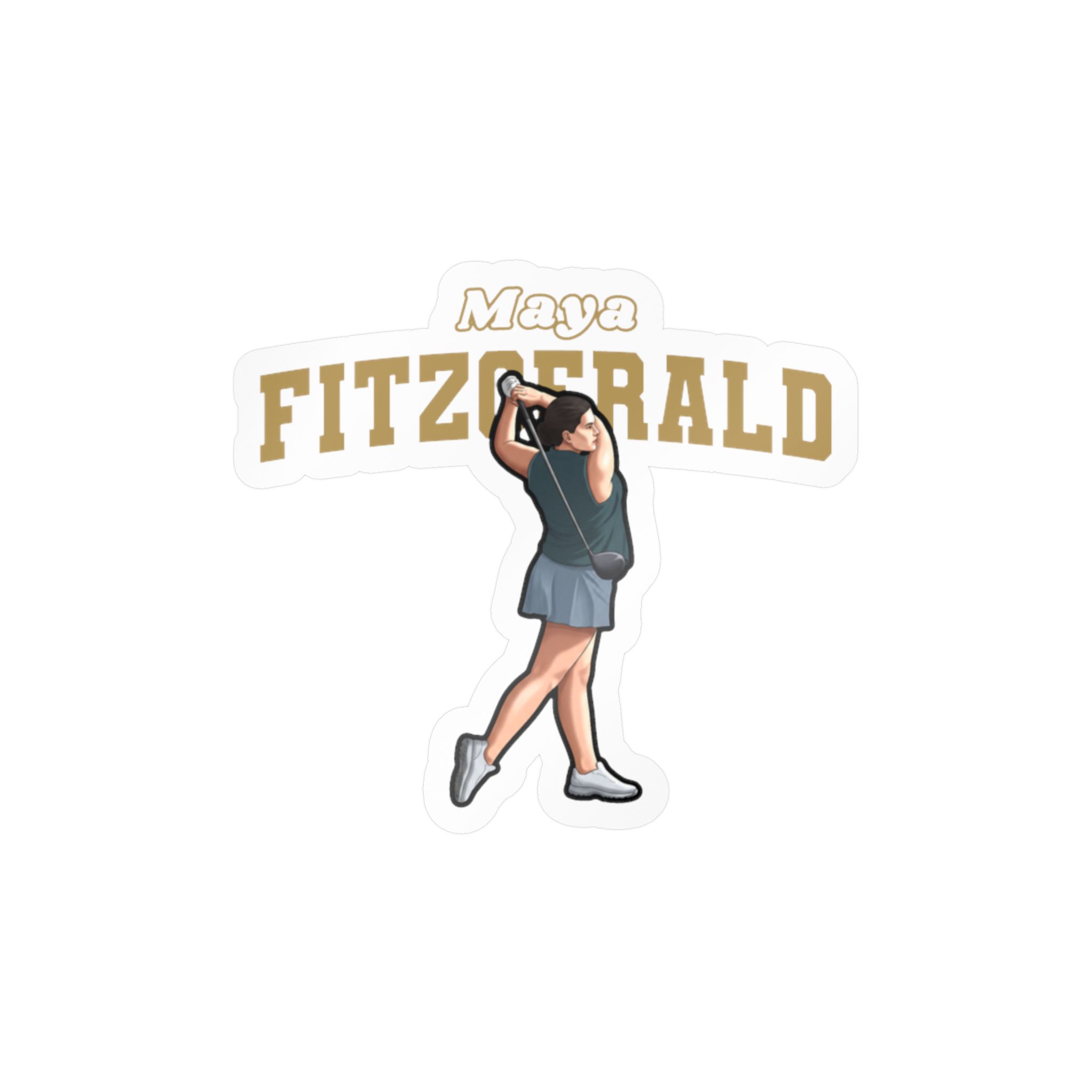 Vinyl Sticker — character_name_arch in Classic