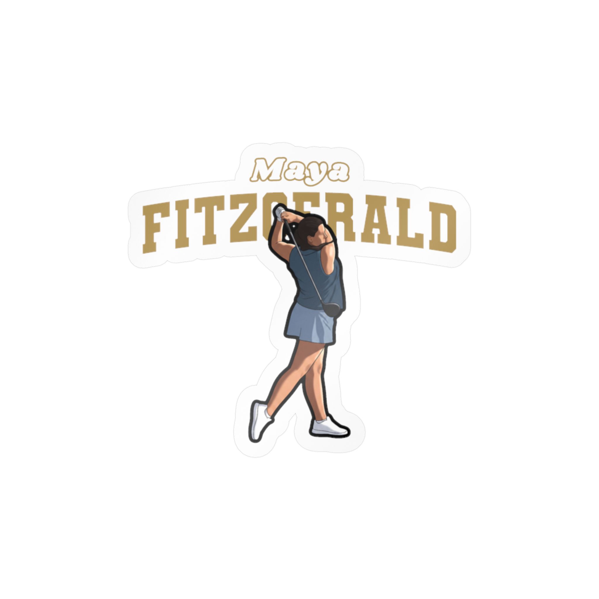 Vinyl Sticker — character_name_arch in Classic