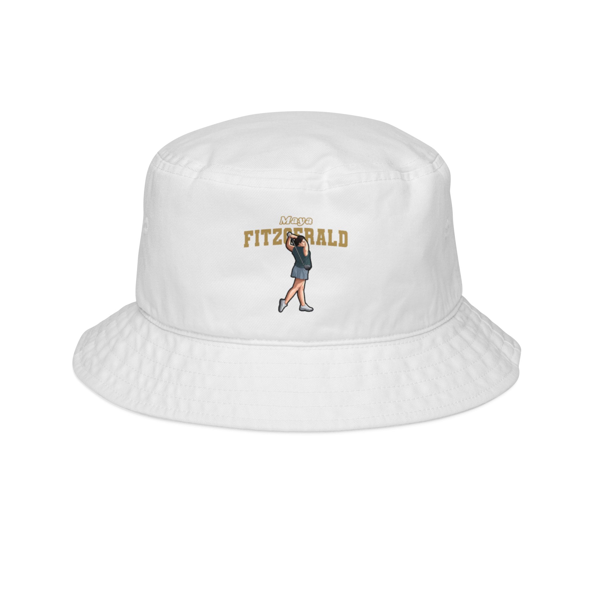 Bucket Hat — character_name_arch in White