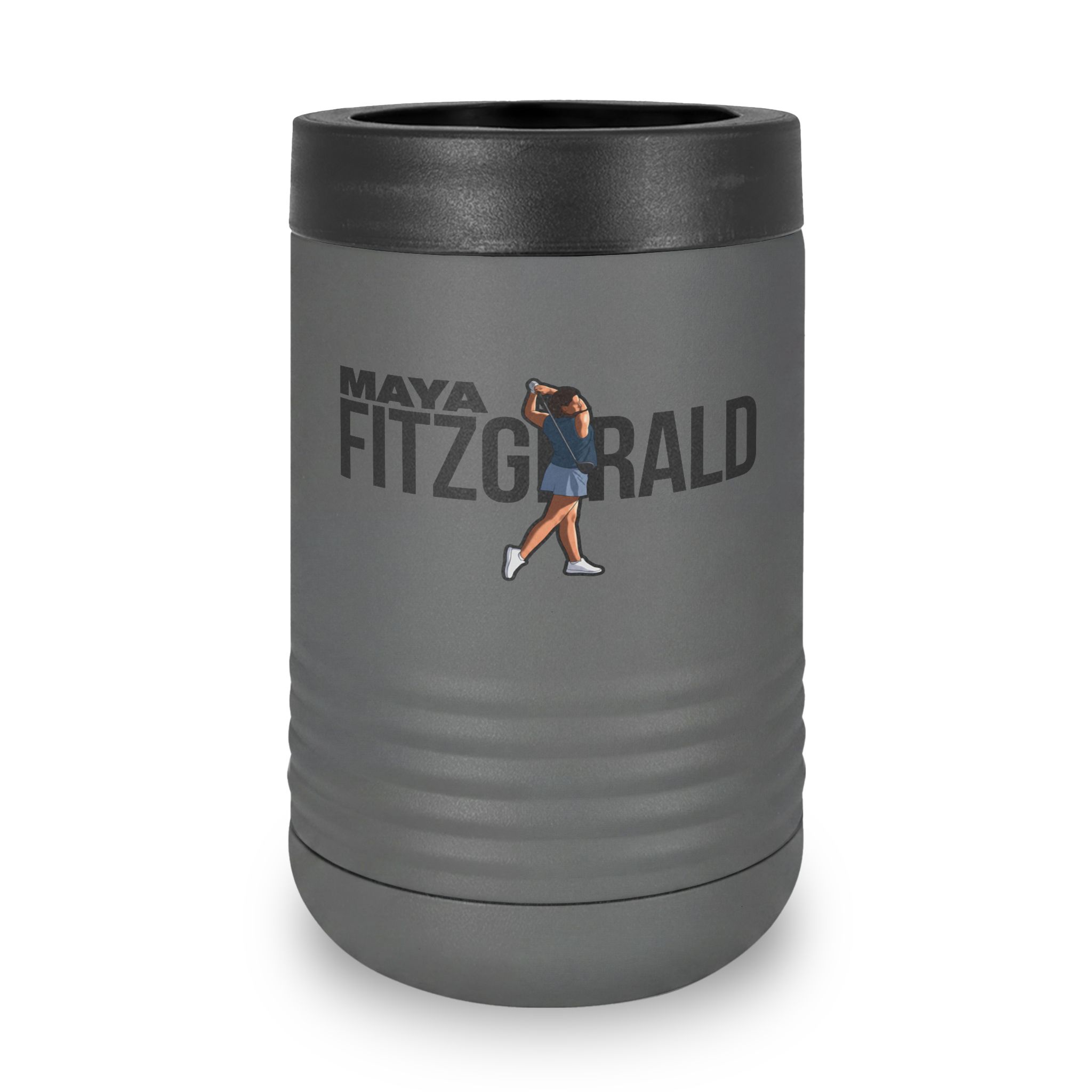 Stainless Can Cooler — character_player_name in Grey