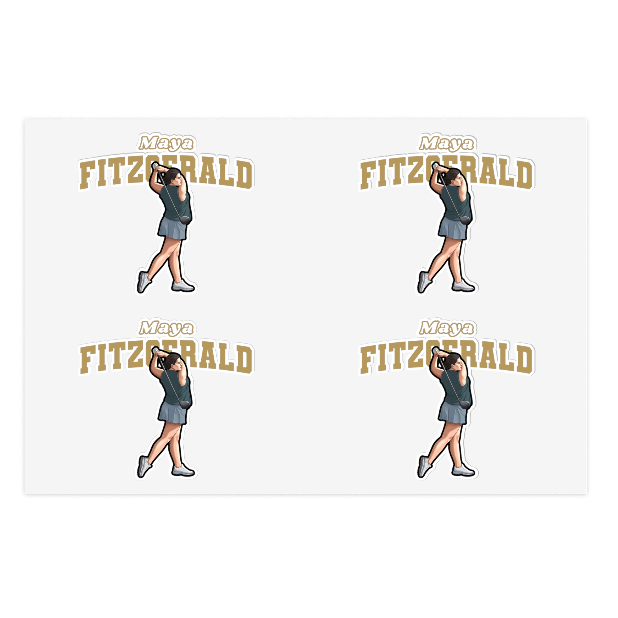 Sticker Sheet — character_name_arch in Classic