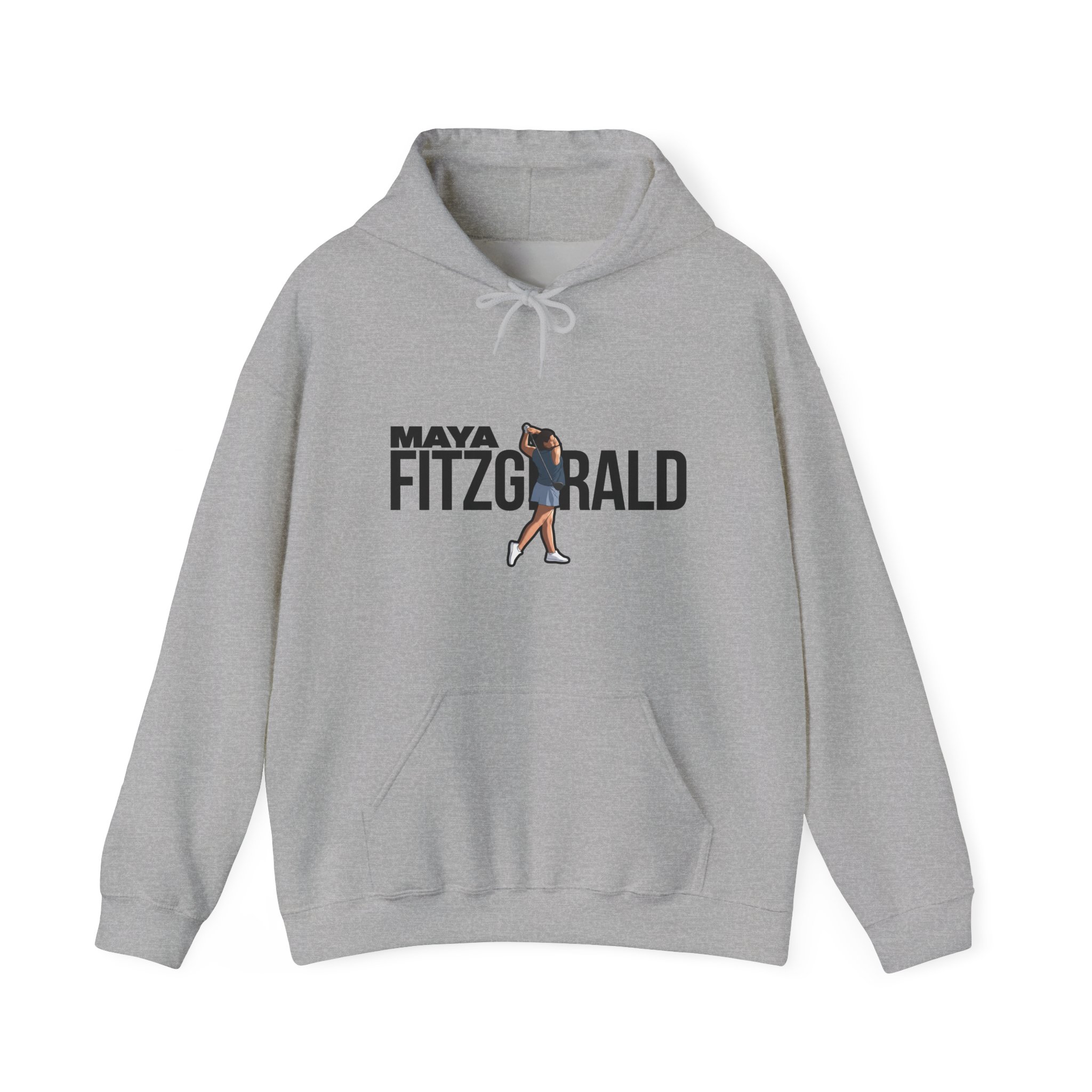 Hoodie — character_player_name in Grey