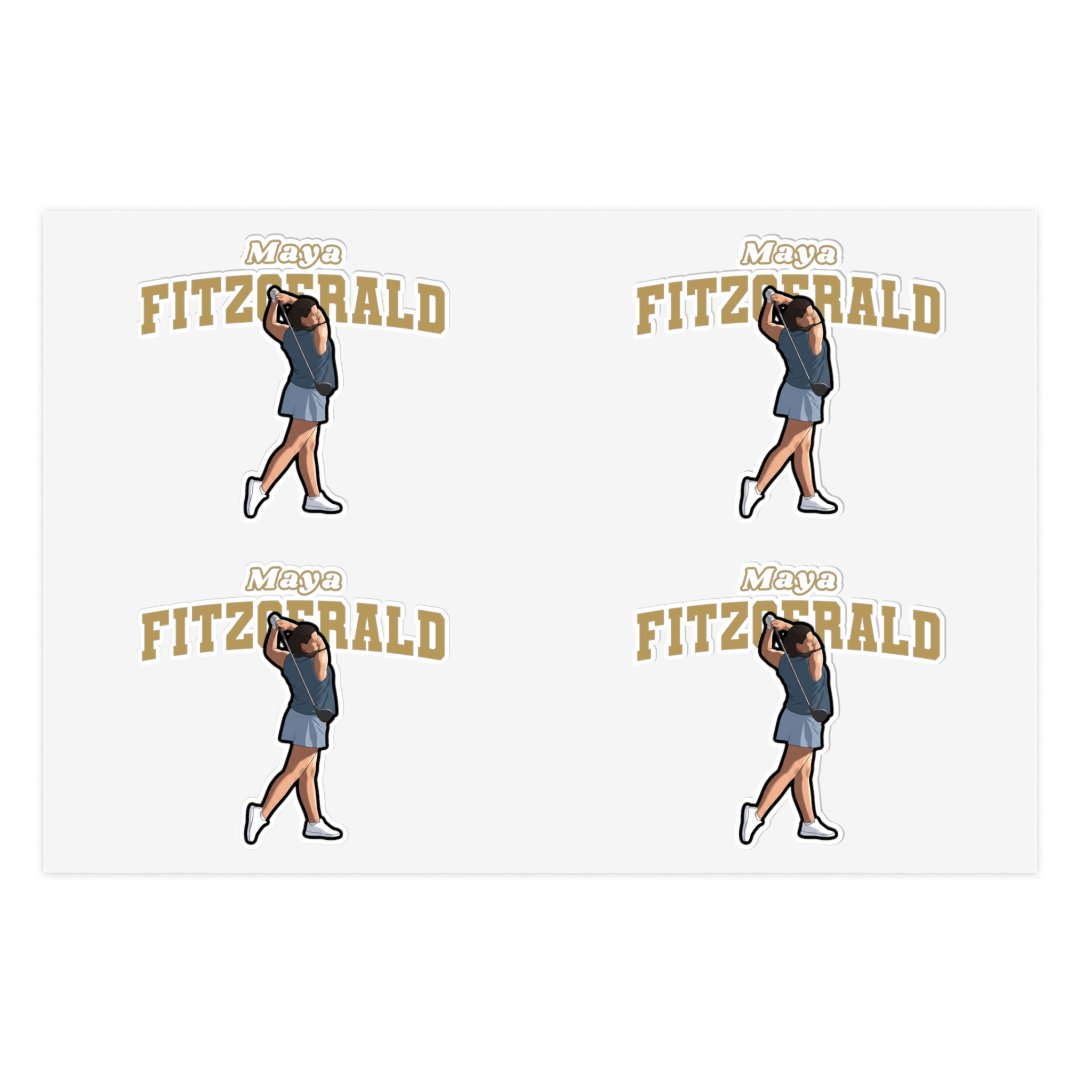 Sticker Sheet — character_name_arch in Classic