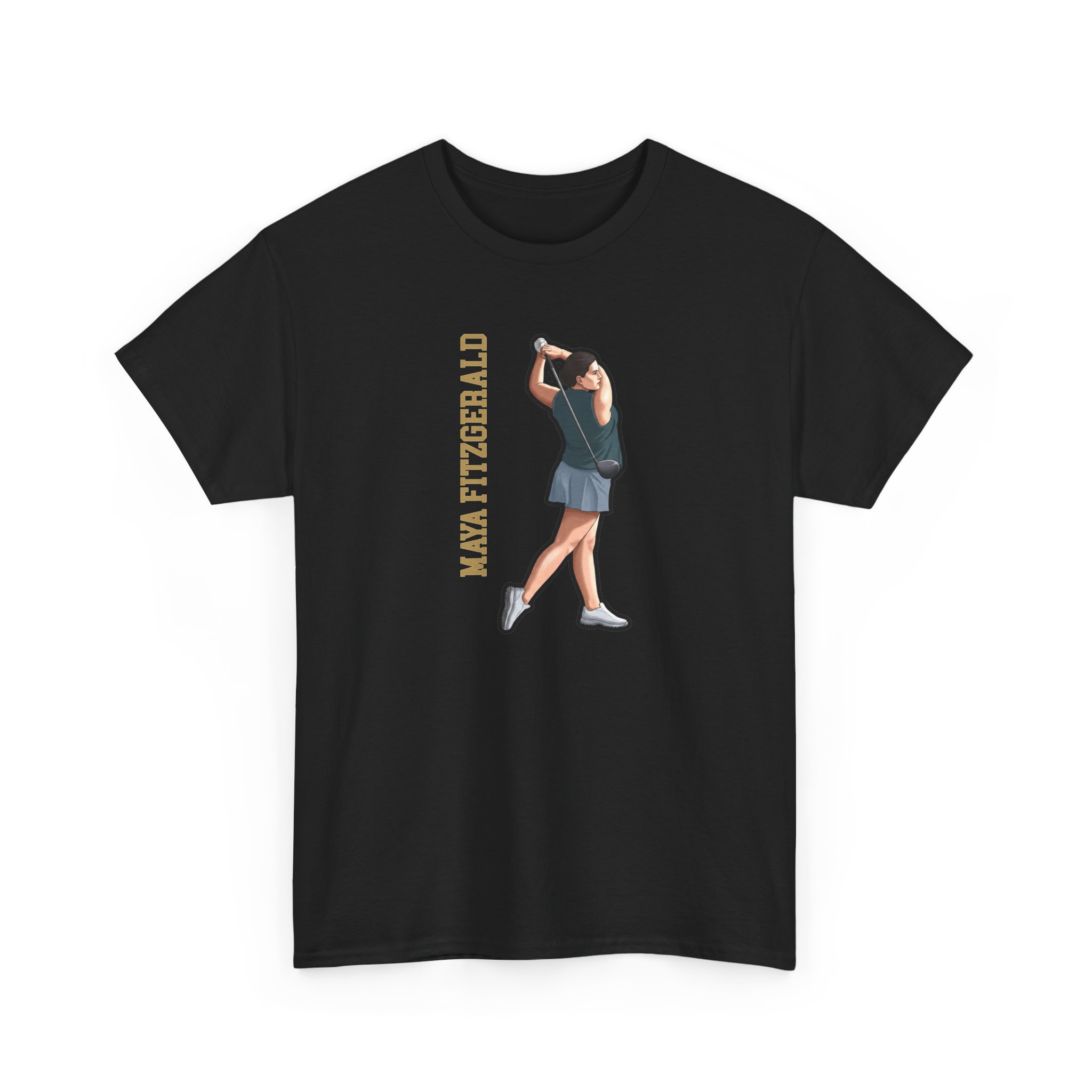 Tee — character_name_vertical in Black