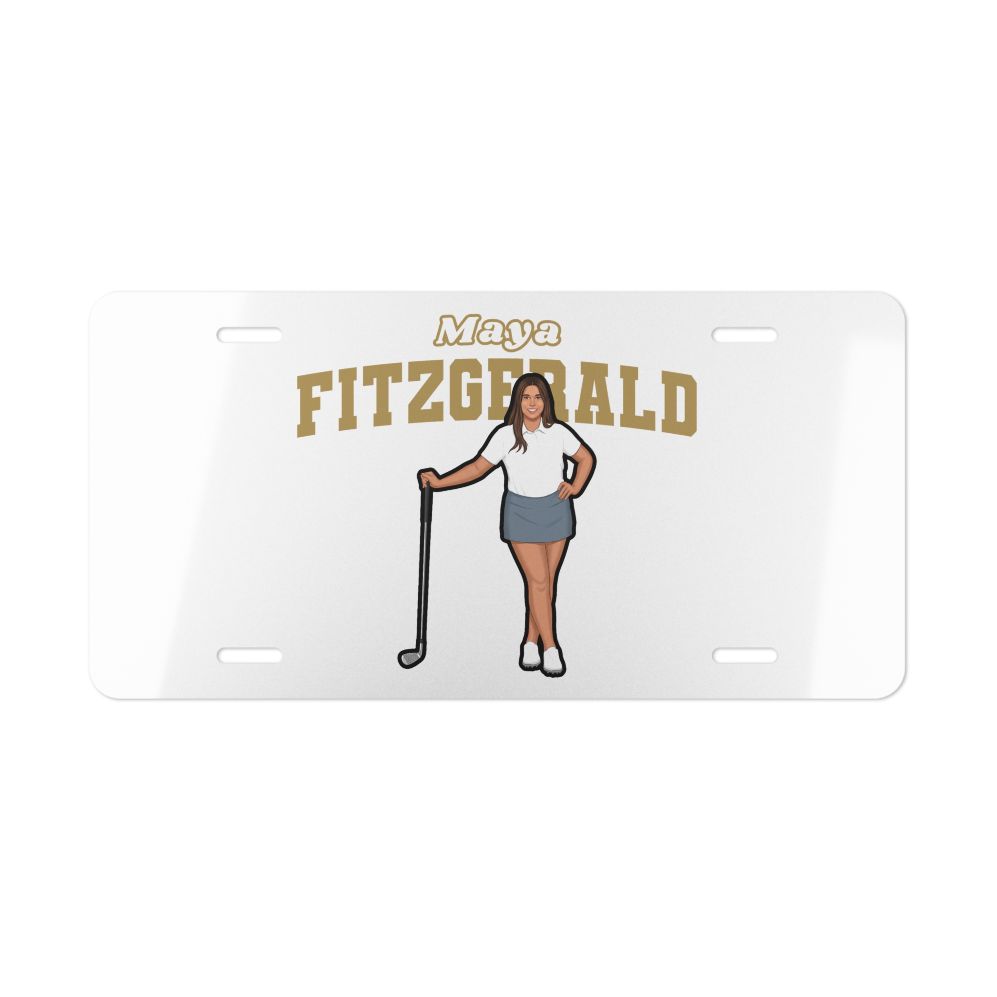 License Plate — character_name_arch in Classic