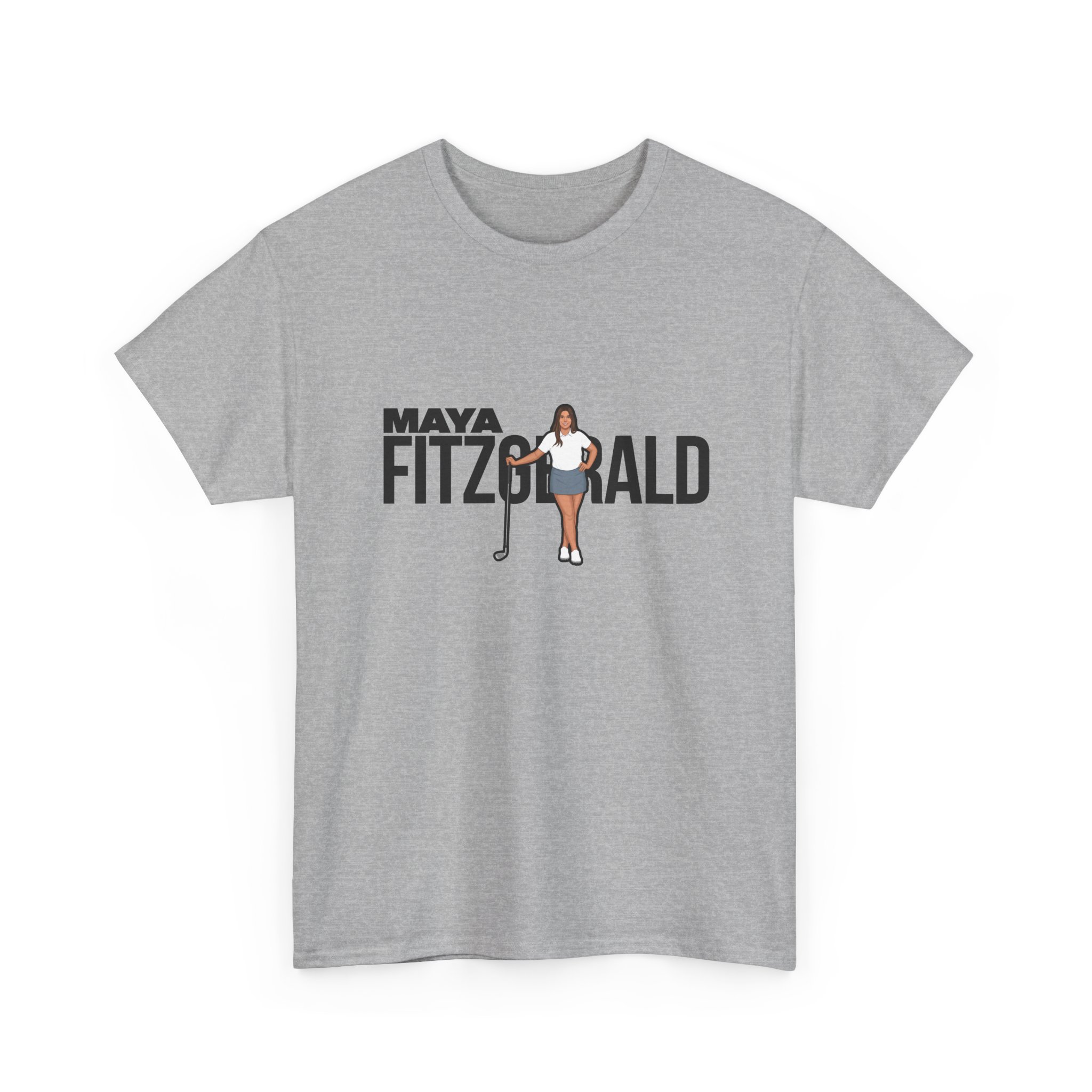 Tee — character_player_name in Grey