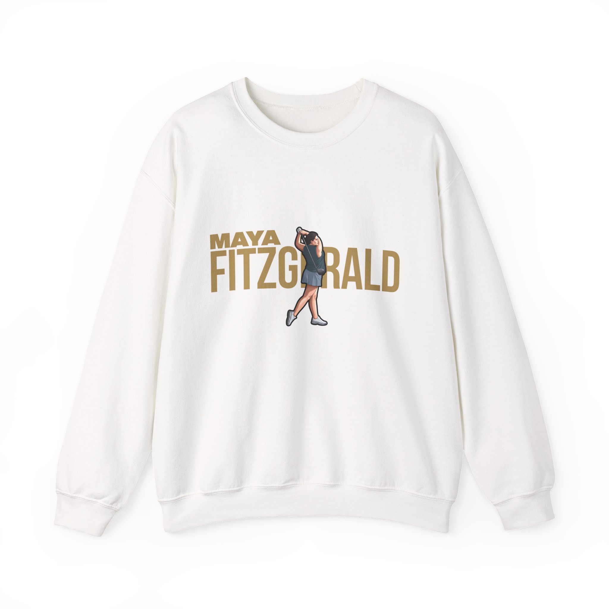 Crewneck Sweatshirt — character_player_name in White