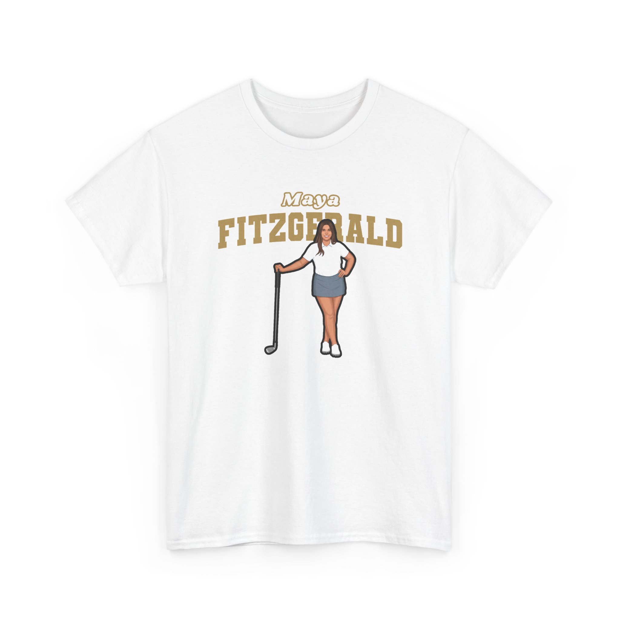 Tee — character_name_arch in White