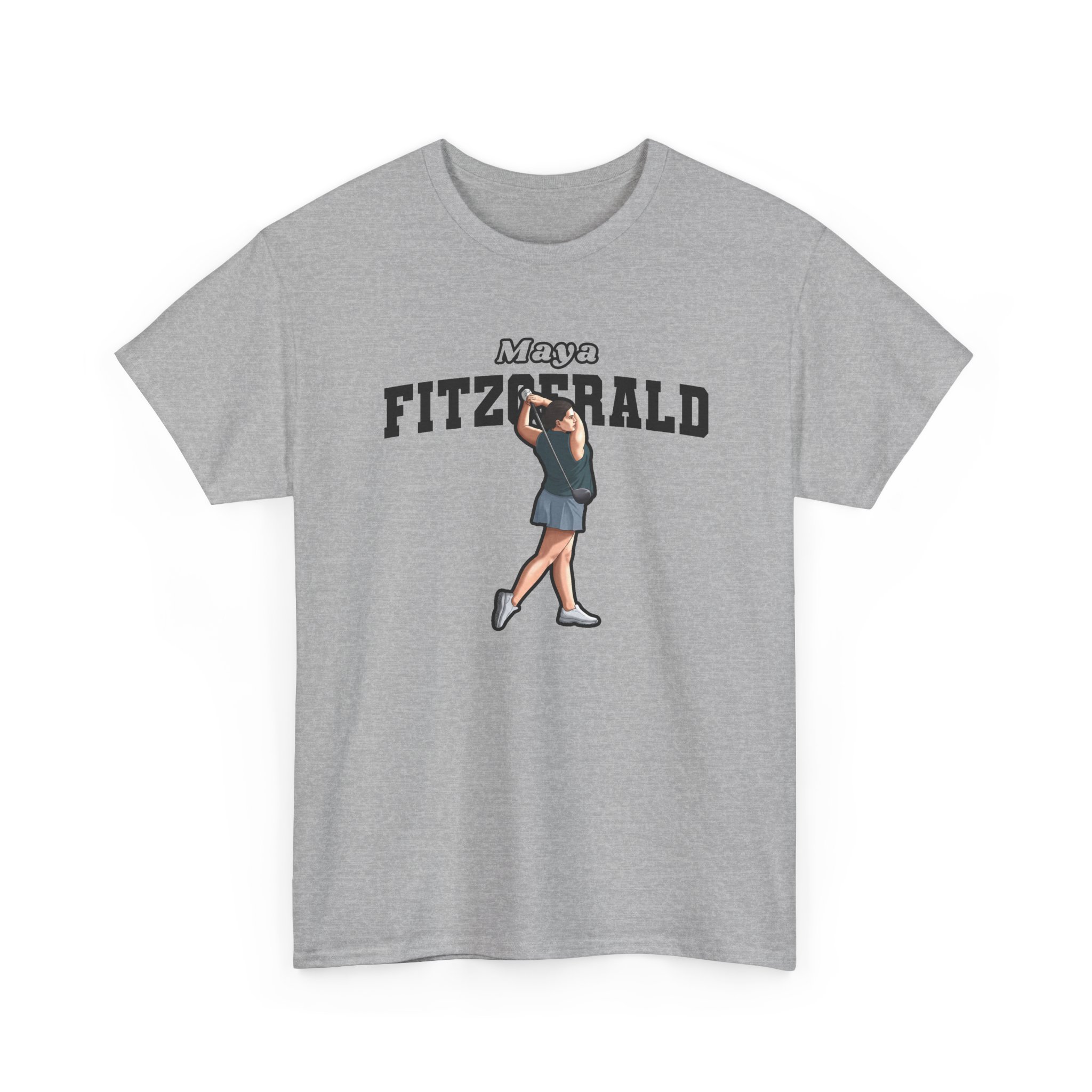 Tee — character_name_arch in Grey