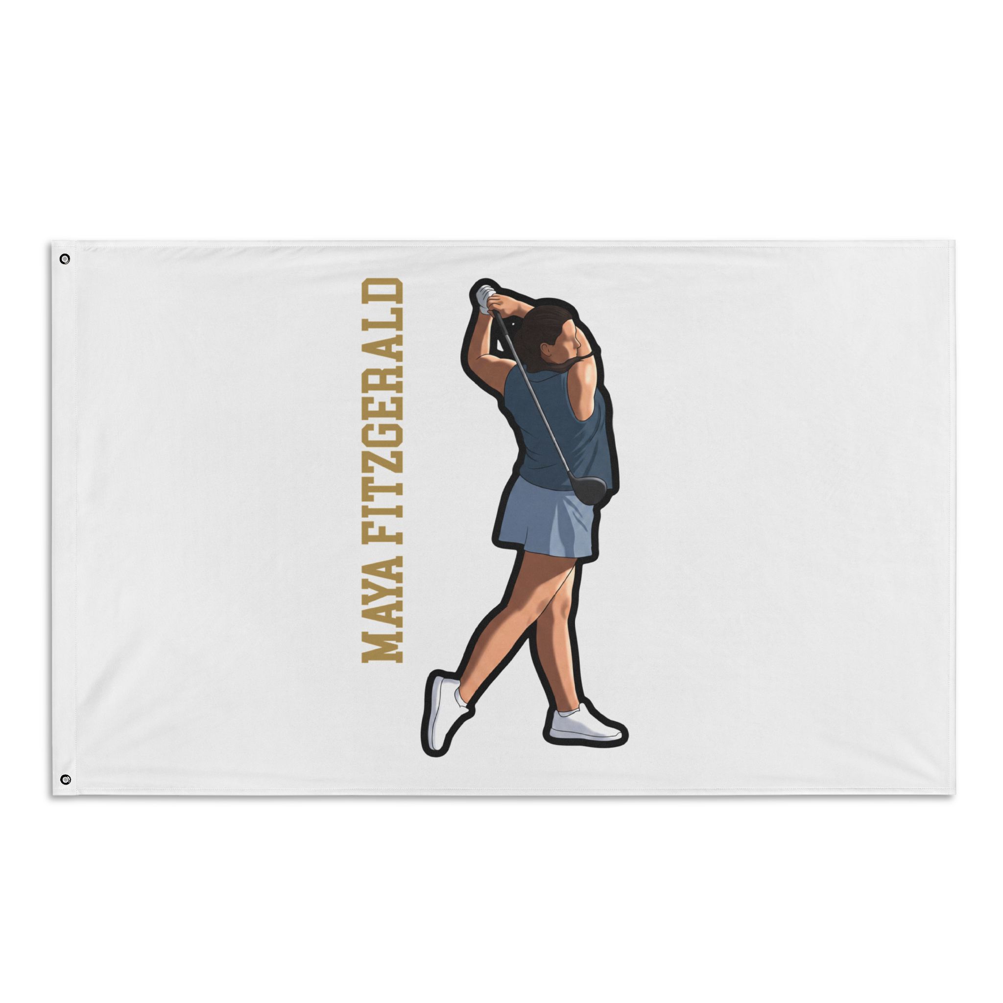 Flag (35 × 56 in) — character_name_vertical in Classic