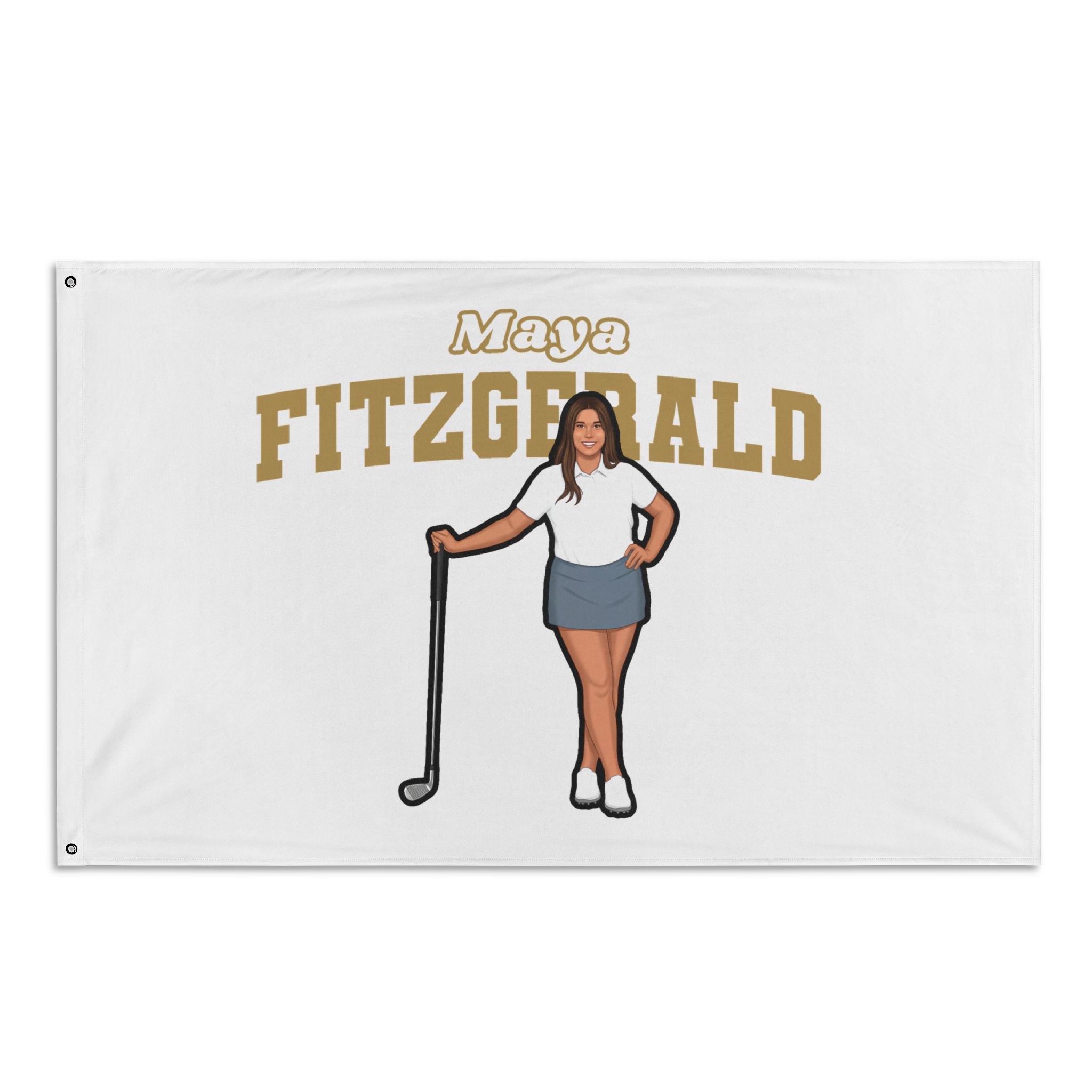 Flag (35 × 56 in) — character_name_arch in Classic