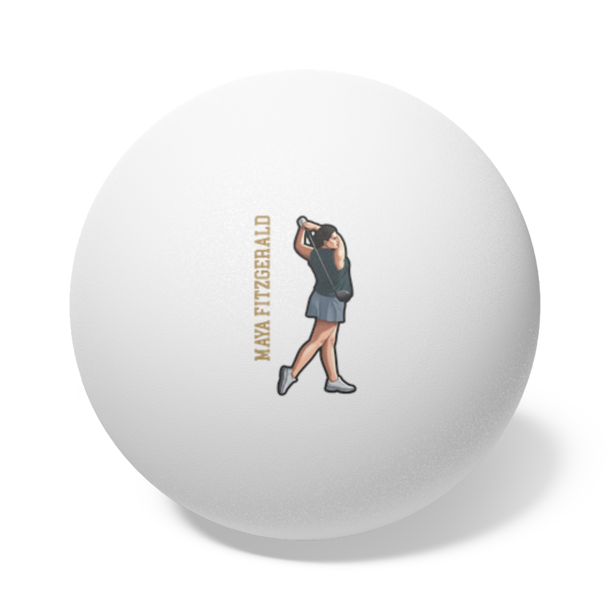 Ping Pong Balls, 6 pcs — character_name_vertical in White
