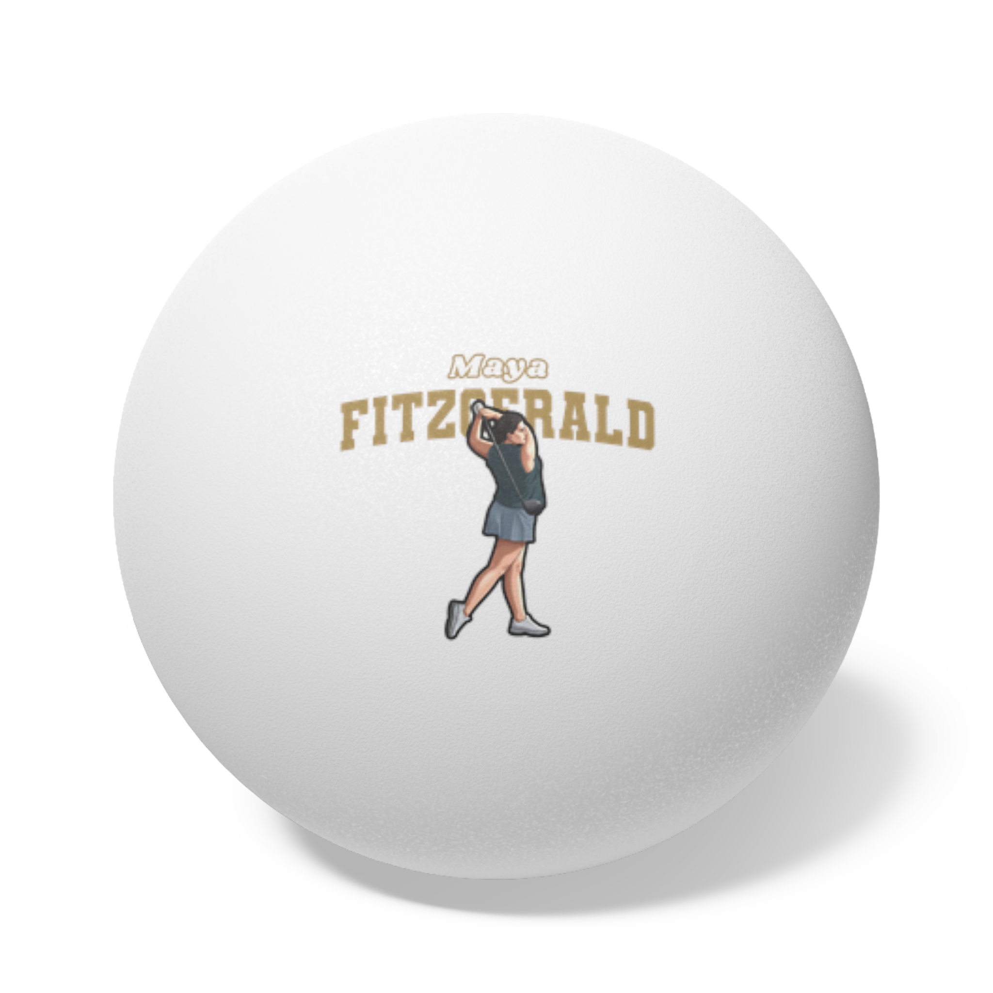 Ping Pong Balls, 6 pcs — character_name_arch in White