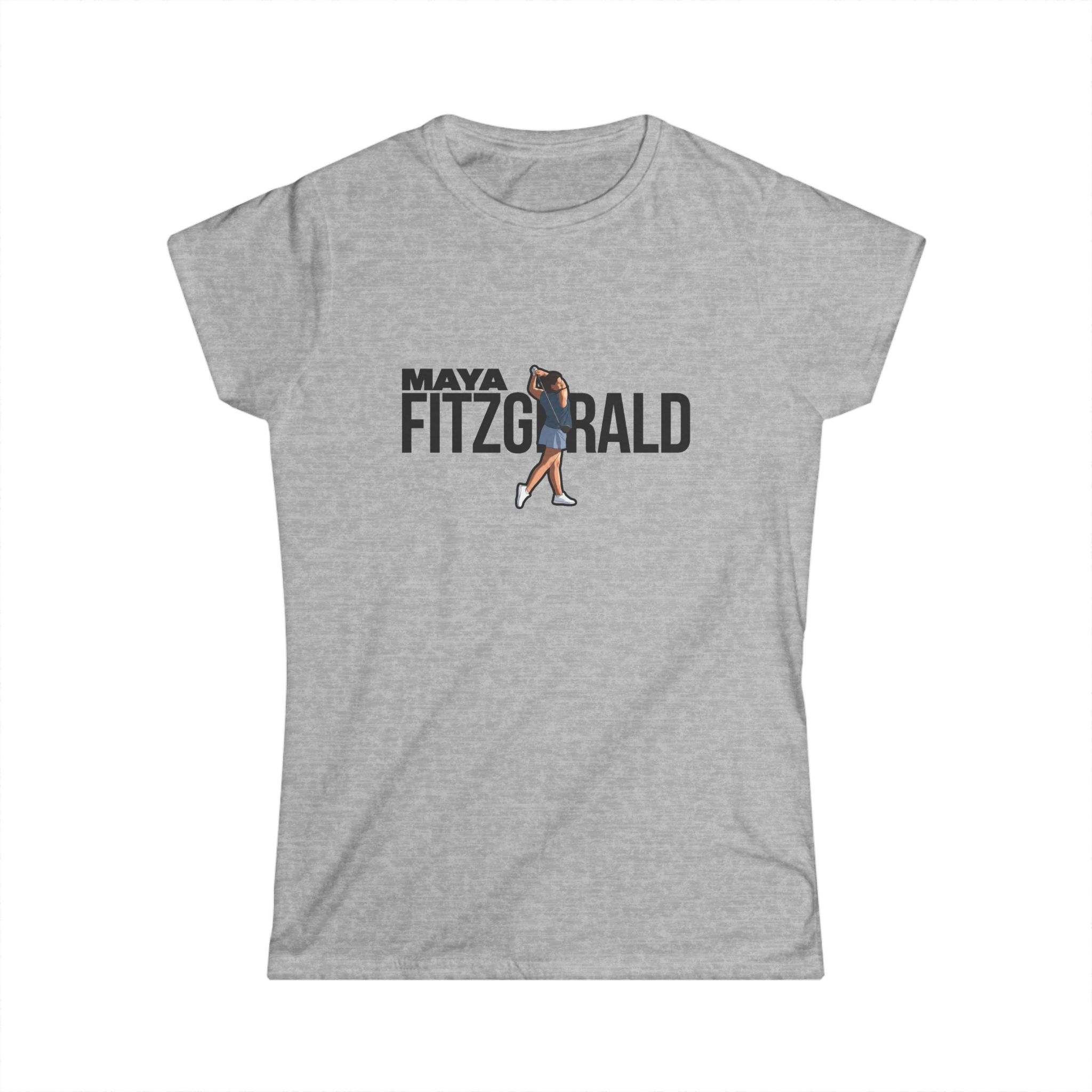 Women's Softstyle Tee — character_player_name in Grey
