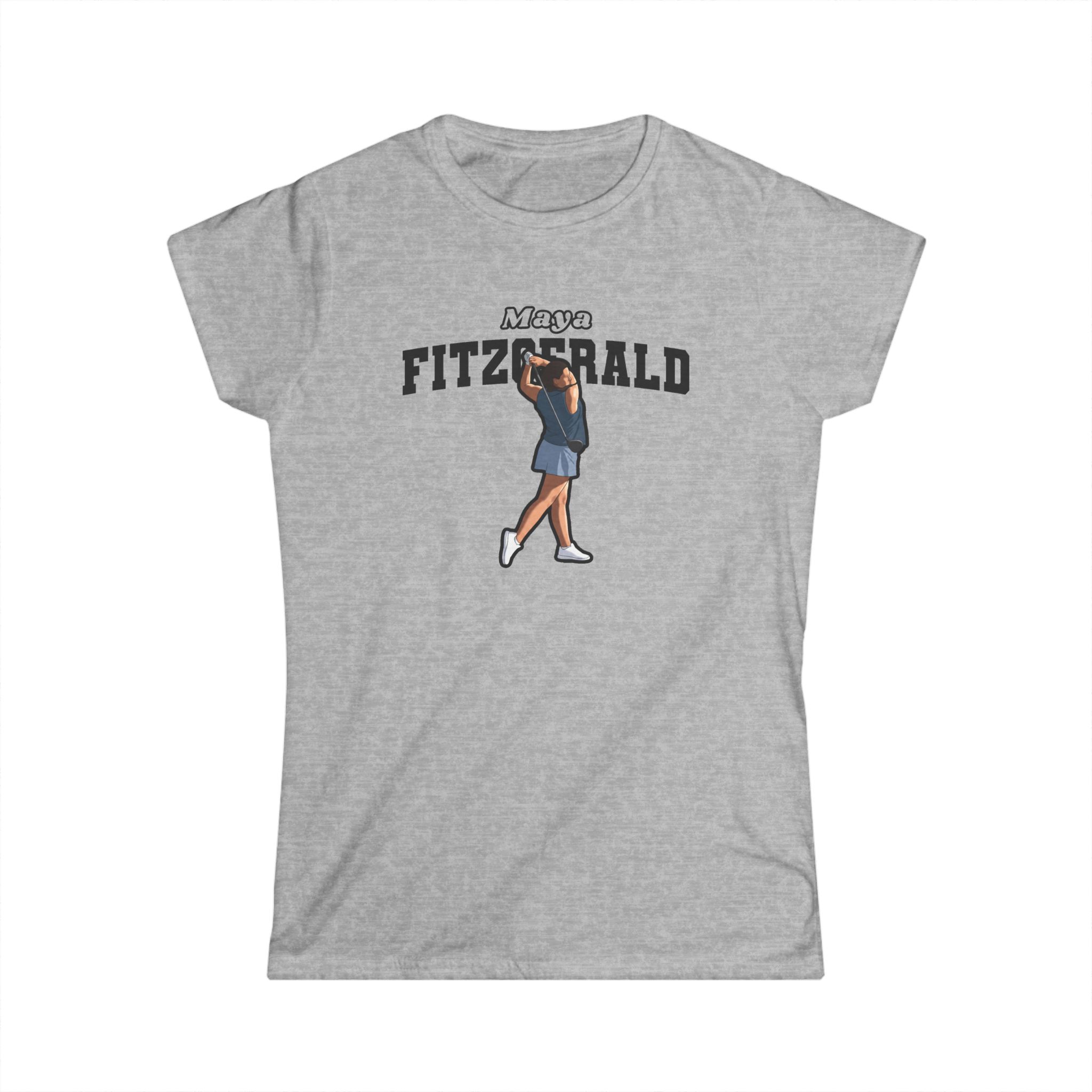 Women's Softstyle Tee — character_name_arch in Grey