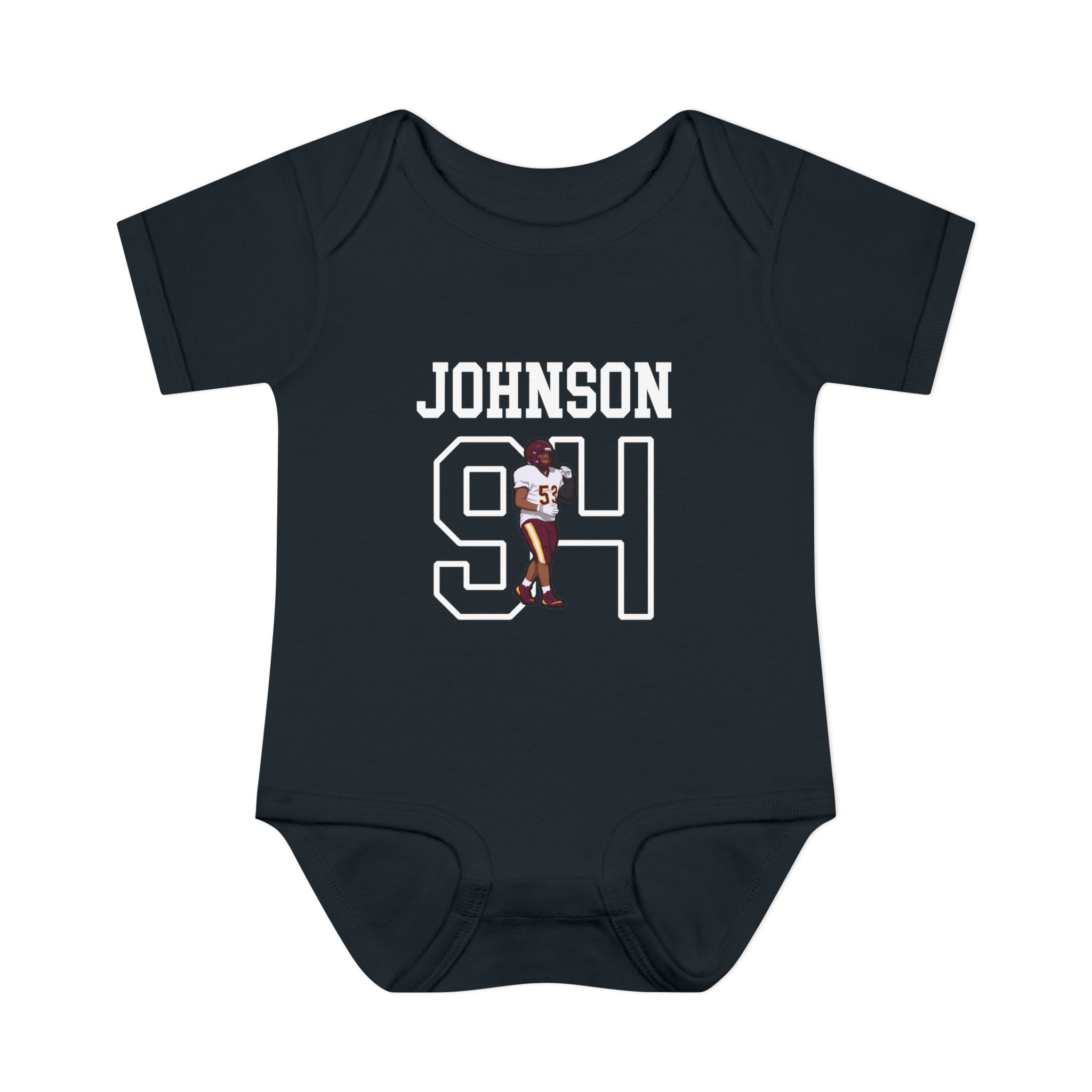 Baby Onesie — character_shirsey in Black