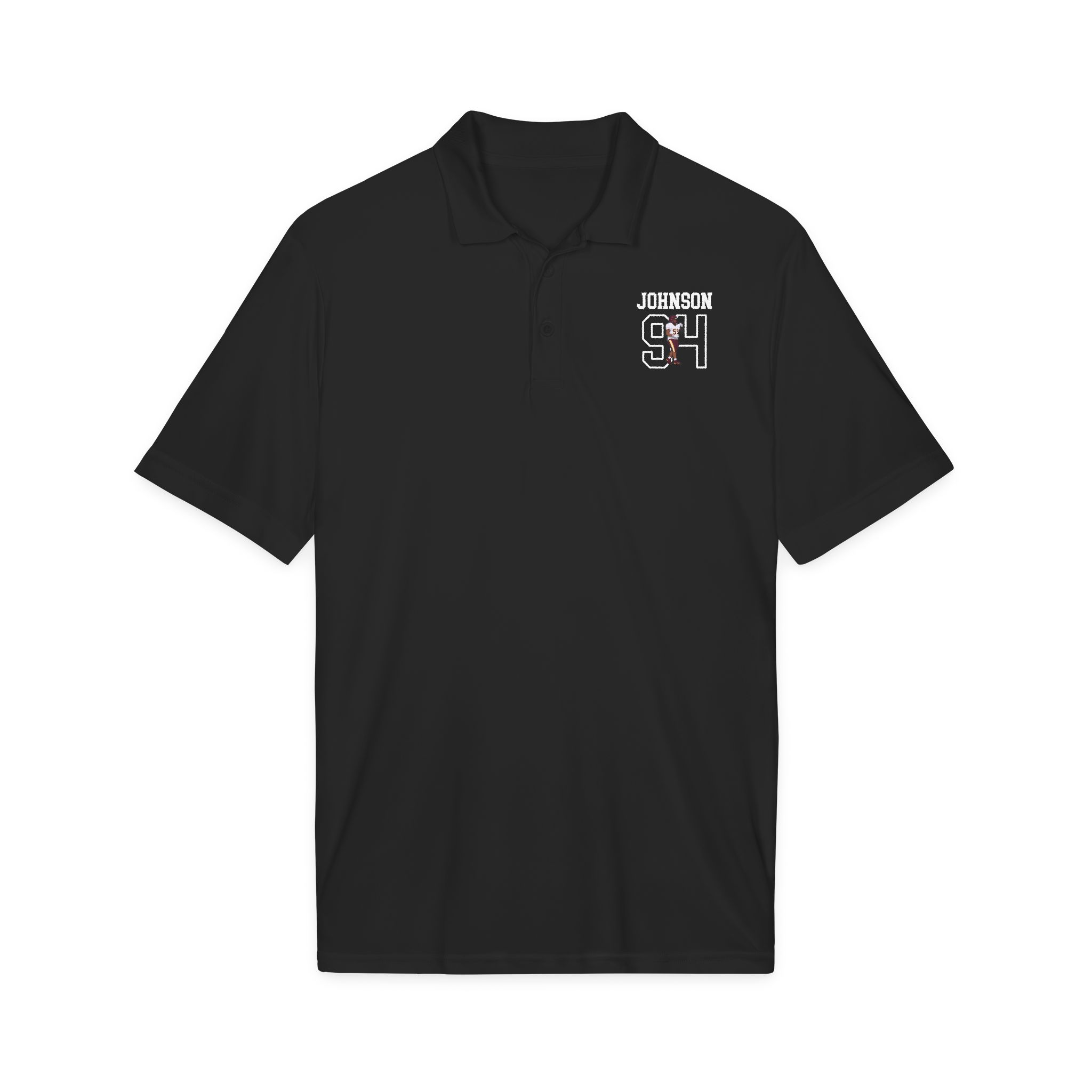 Polo — character_shirsey in Black