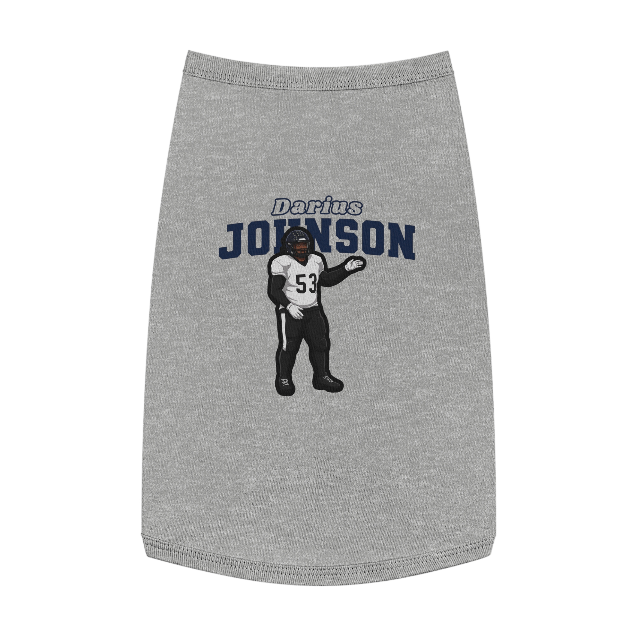 Pet Tank Top — character_name_arch in White