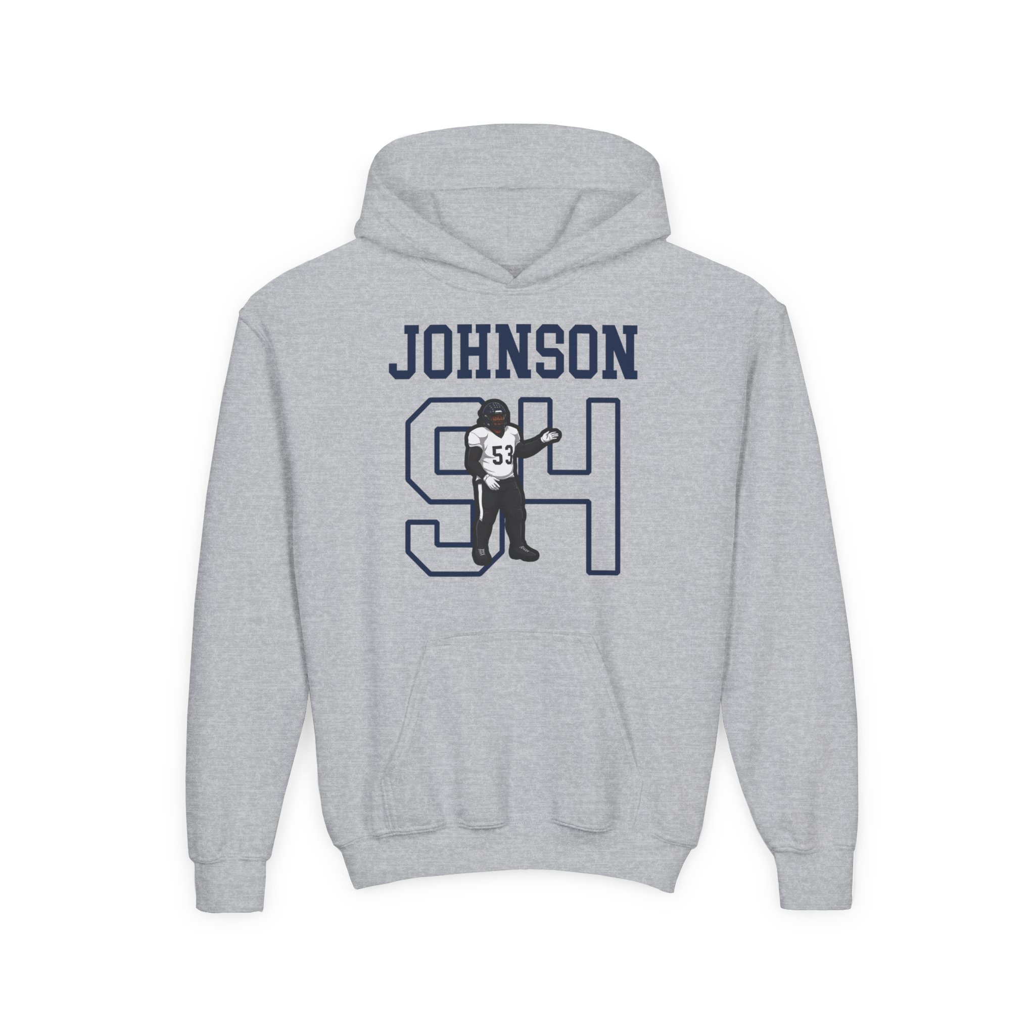 Youth Hoodie — character_shirsey in Grey