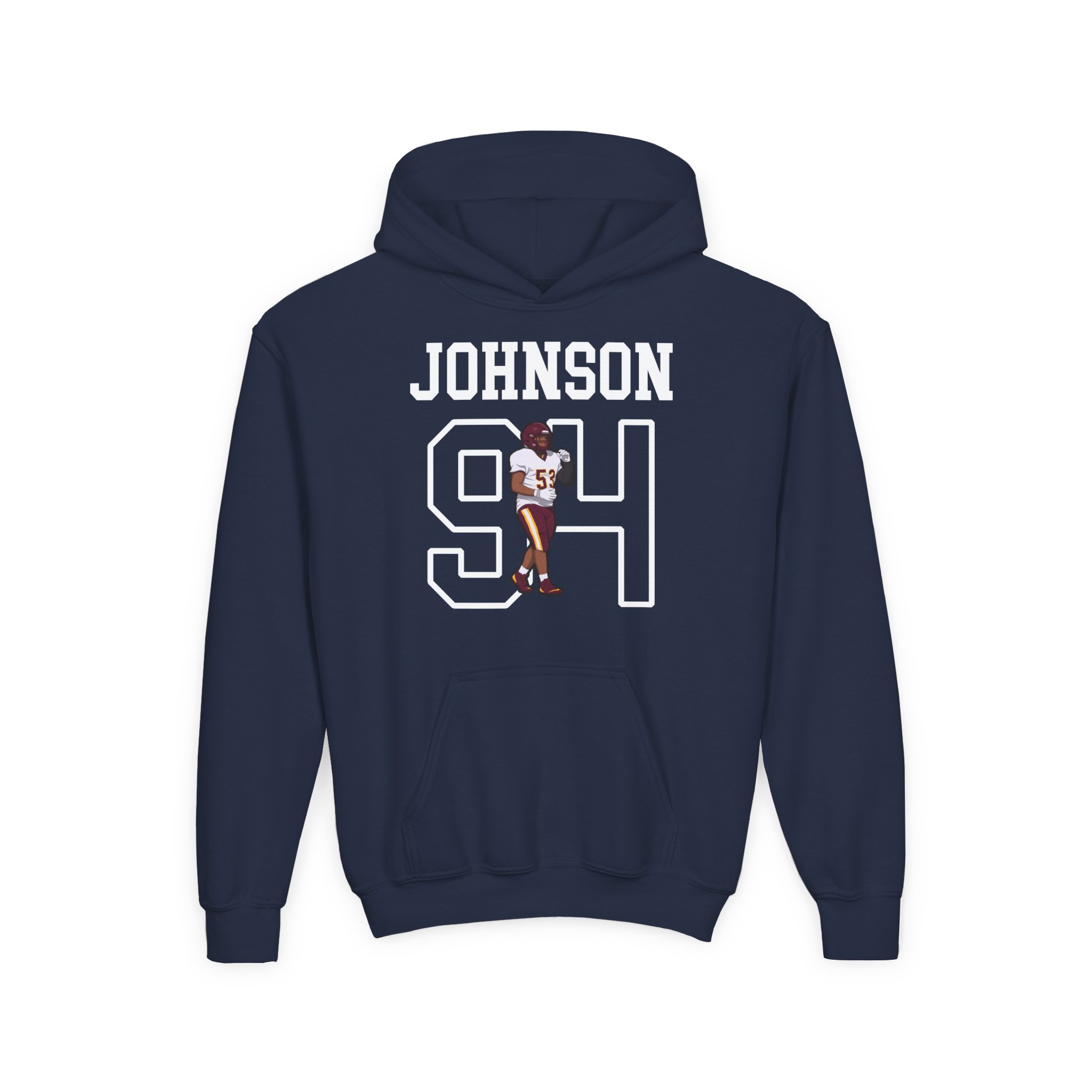 Youth Hoodie — character_shirsey in Navy