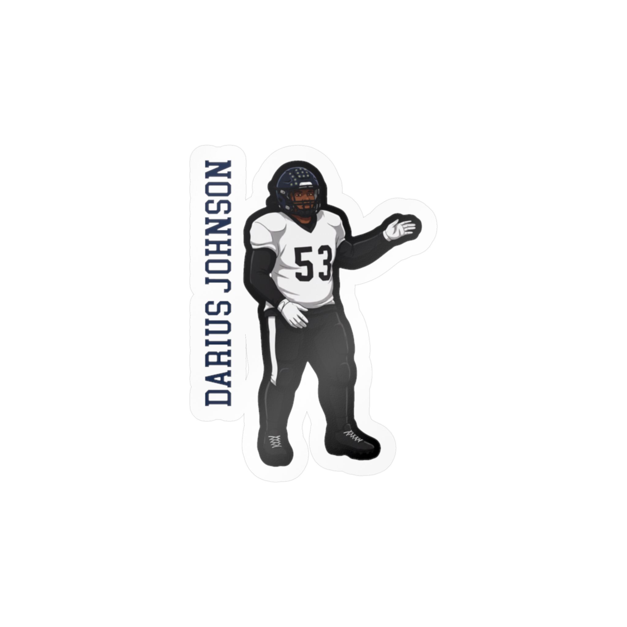 Vinyl Sticker — character_name_vertical in Classic
