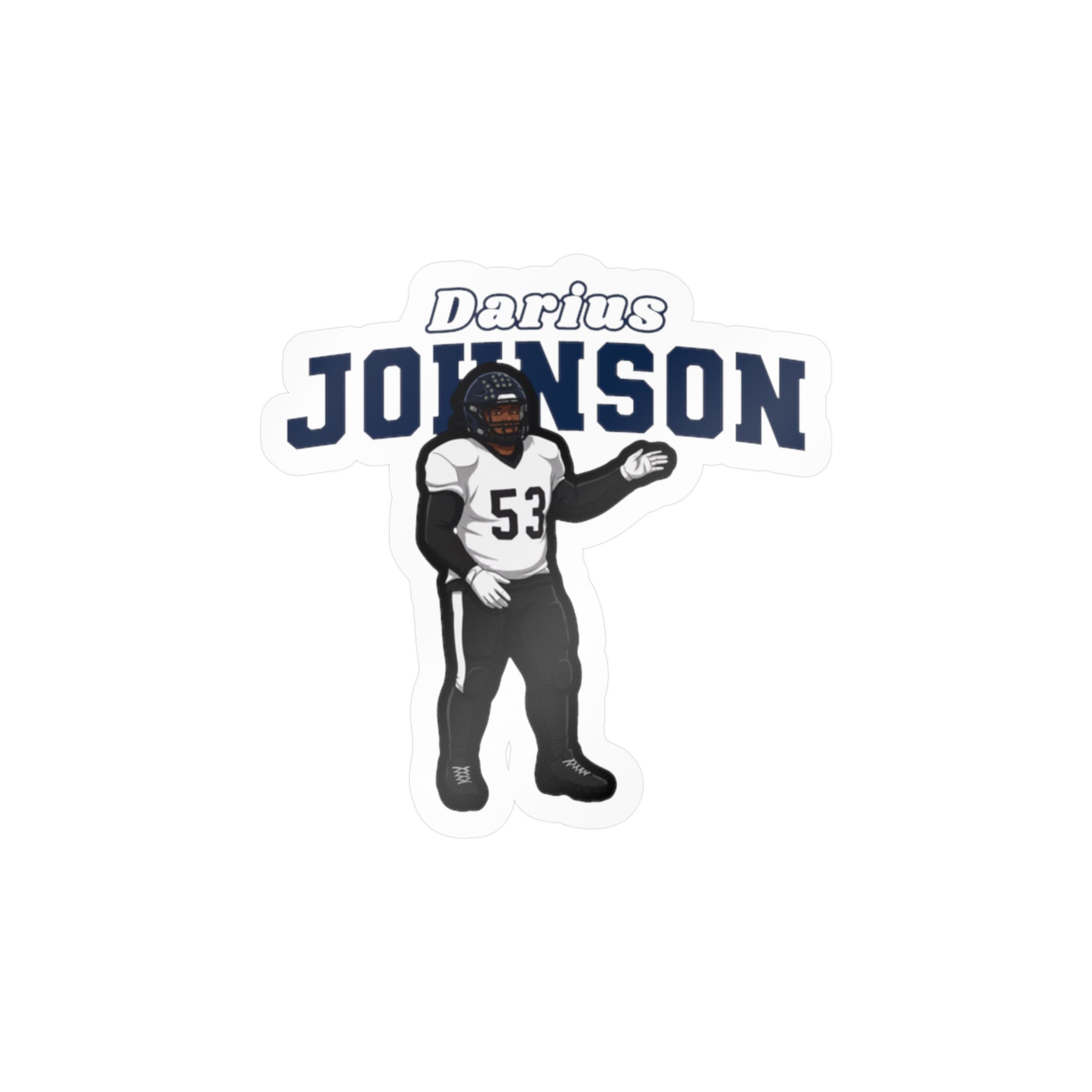 Vinyl Sticker — character_name_arch in Classic