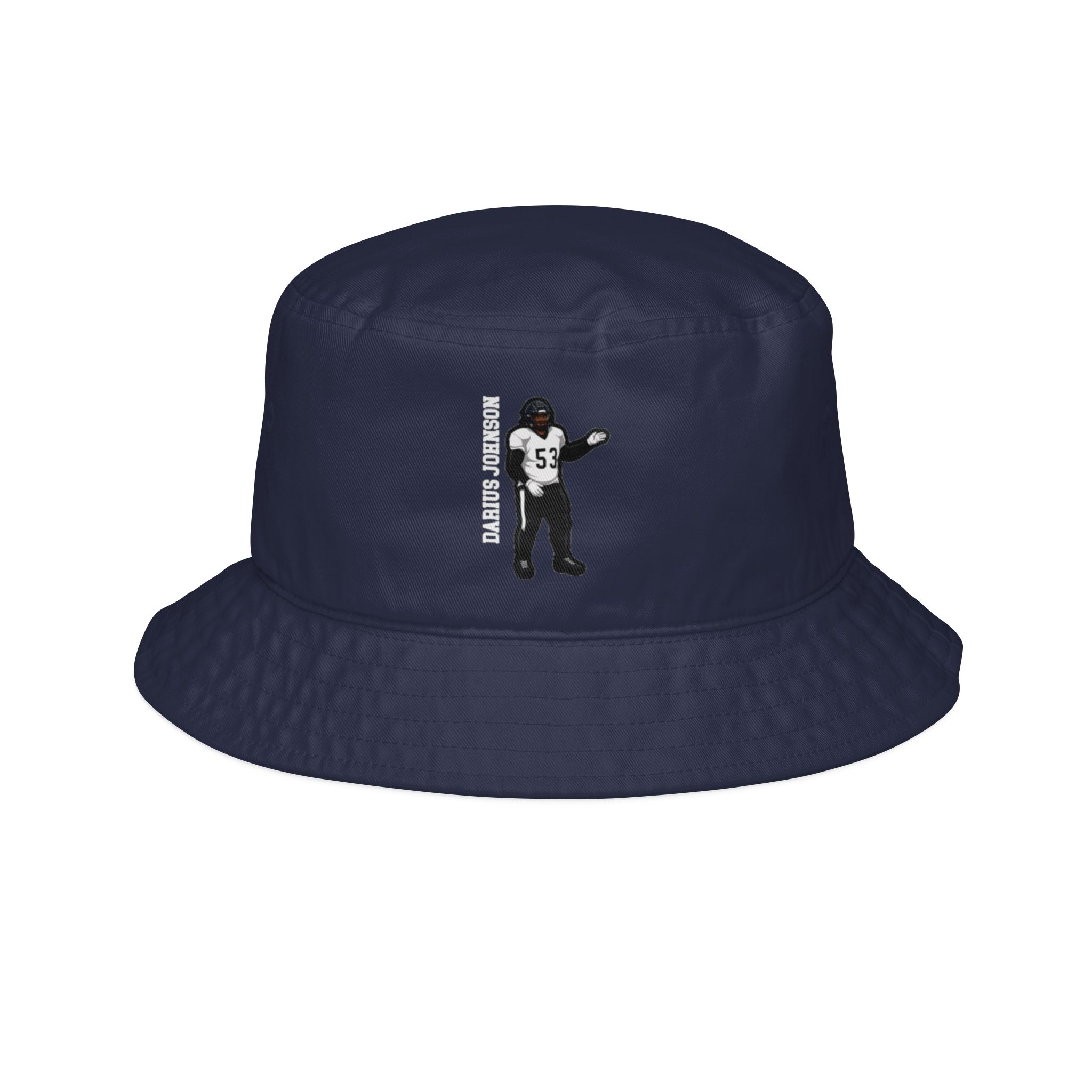 Bucket Hat — character_name_vertical in Navy