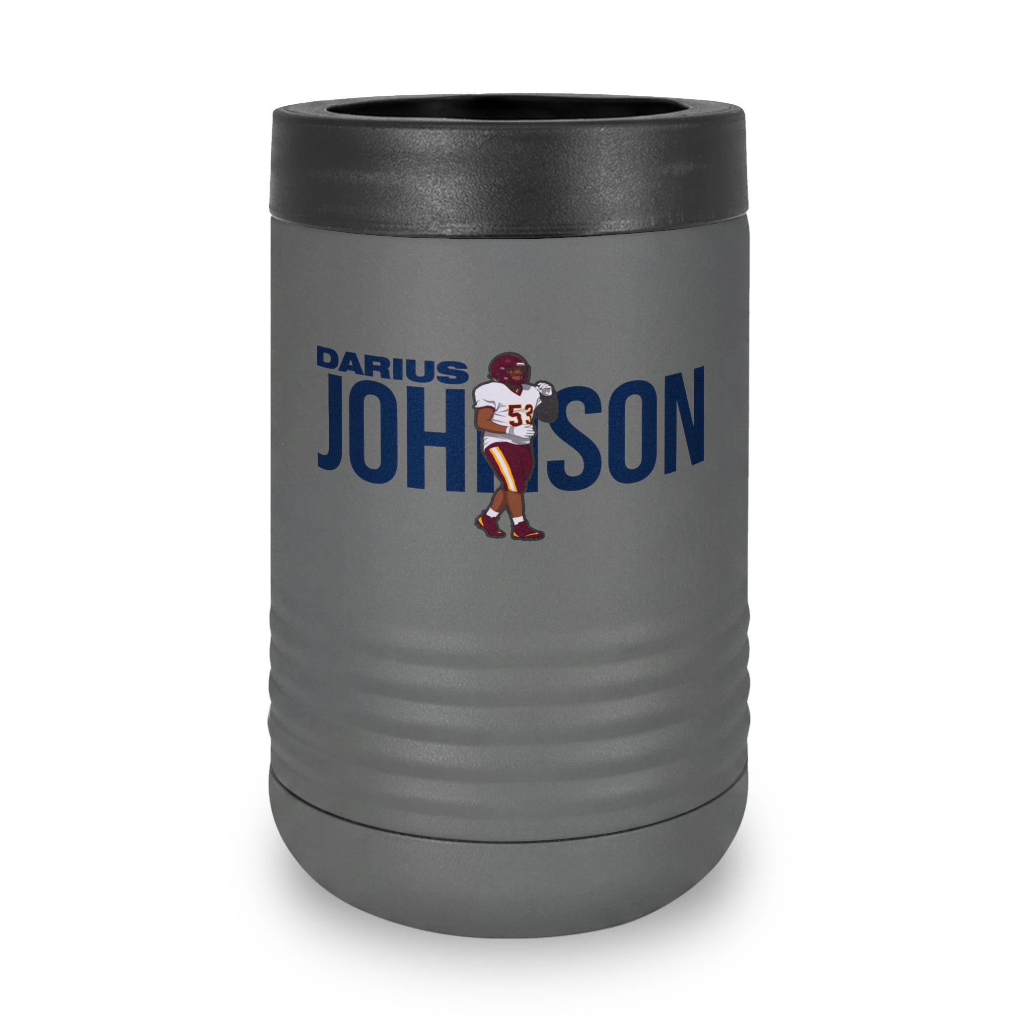 Stainless Can Cooler — character_player_name in Grey