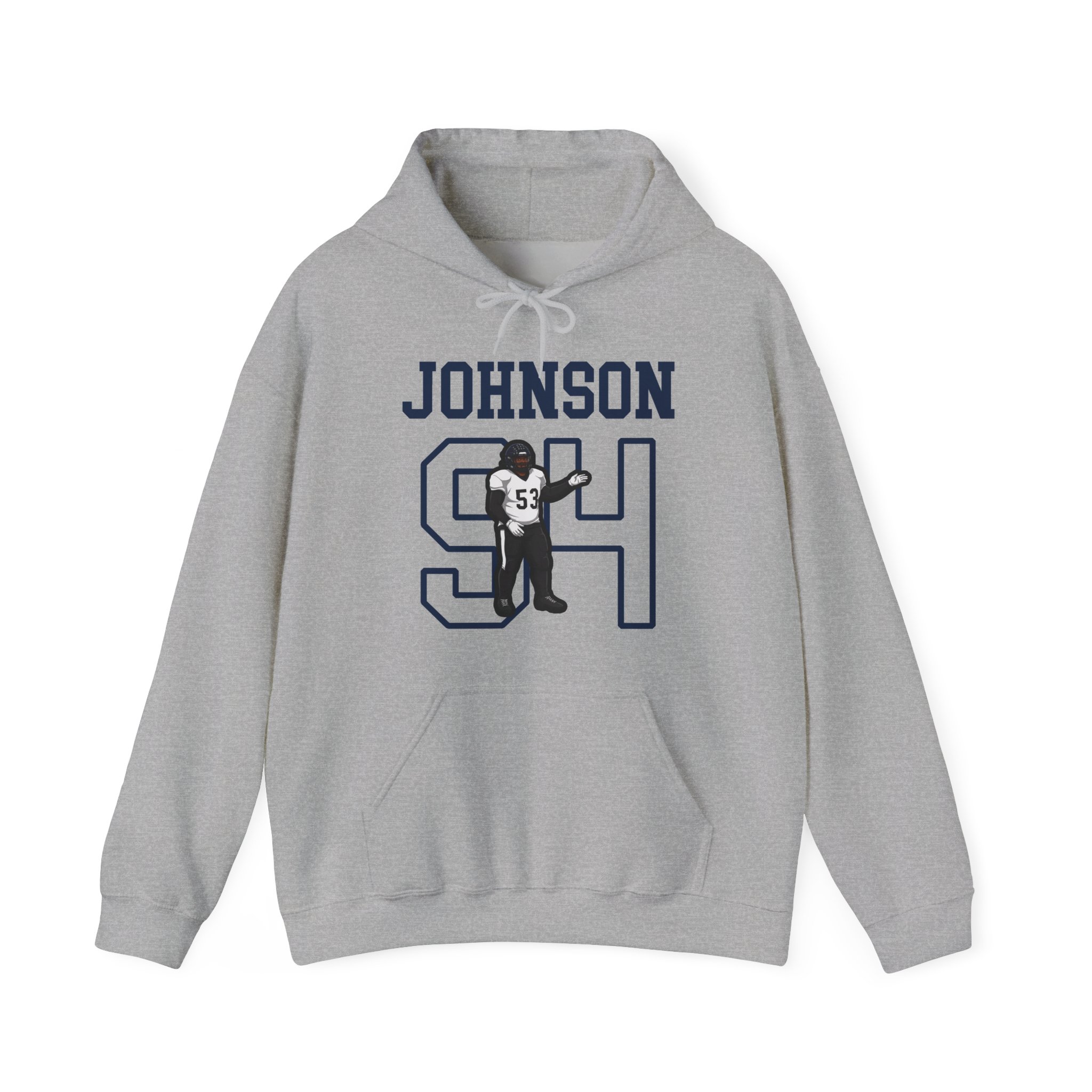 Hoodie — character_shirsey in Grey