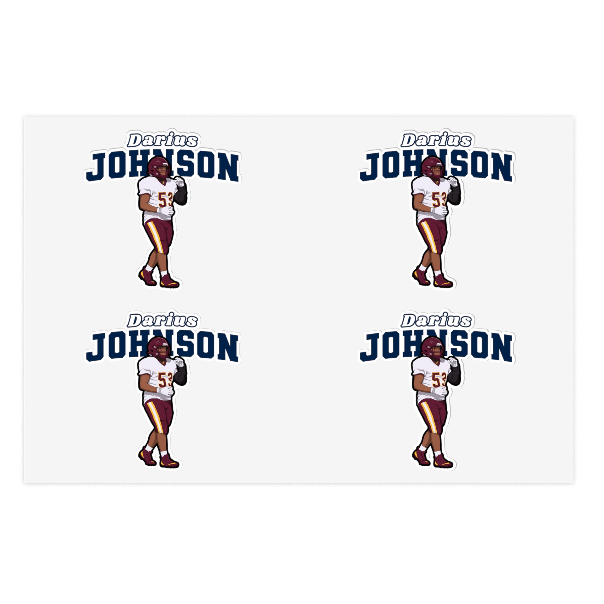 Sticker Sheet — character_name_arch in Classic
