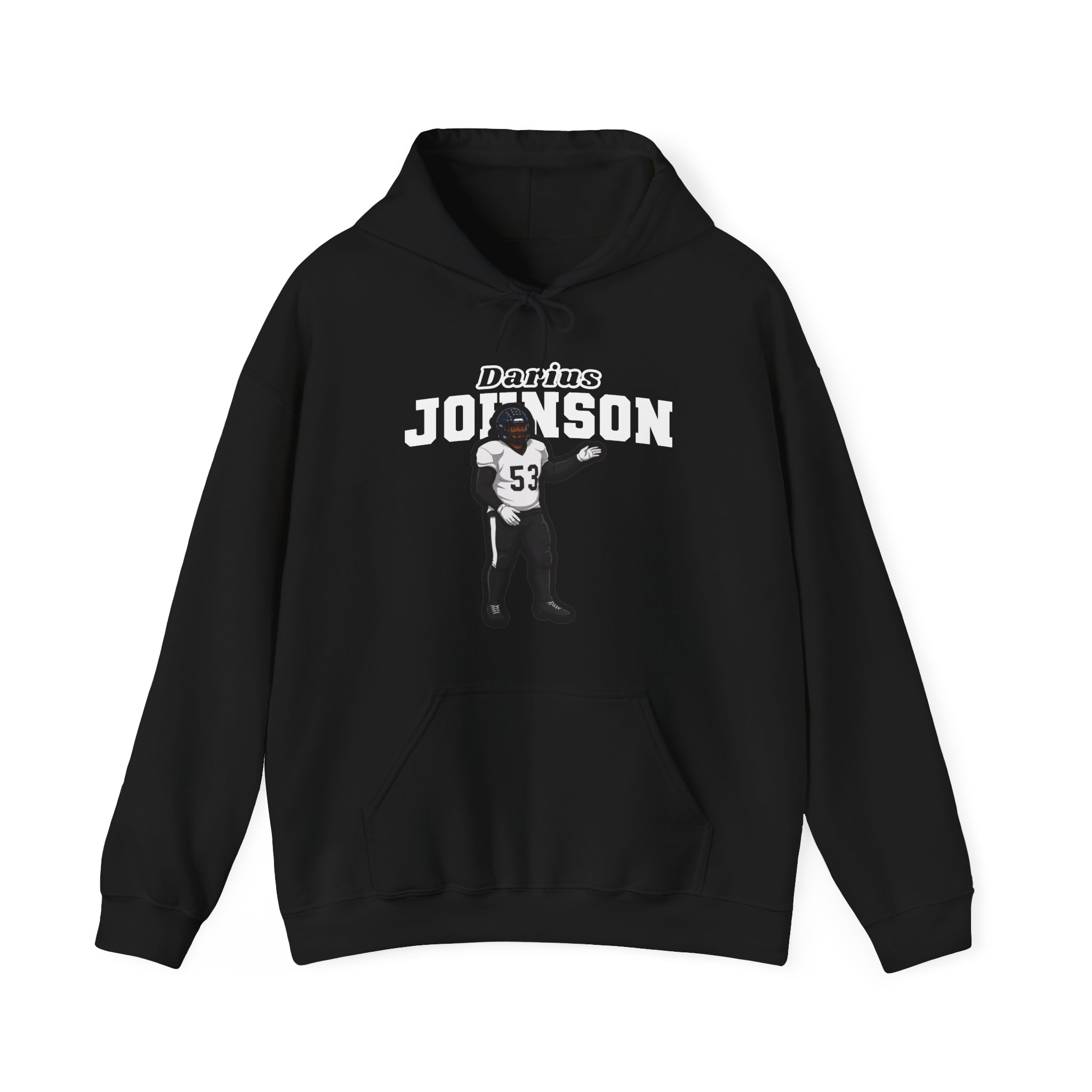 Hoodie — character_name_arch in Black