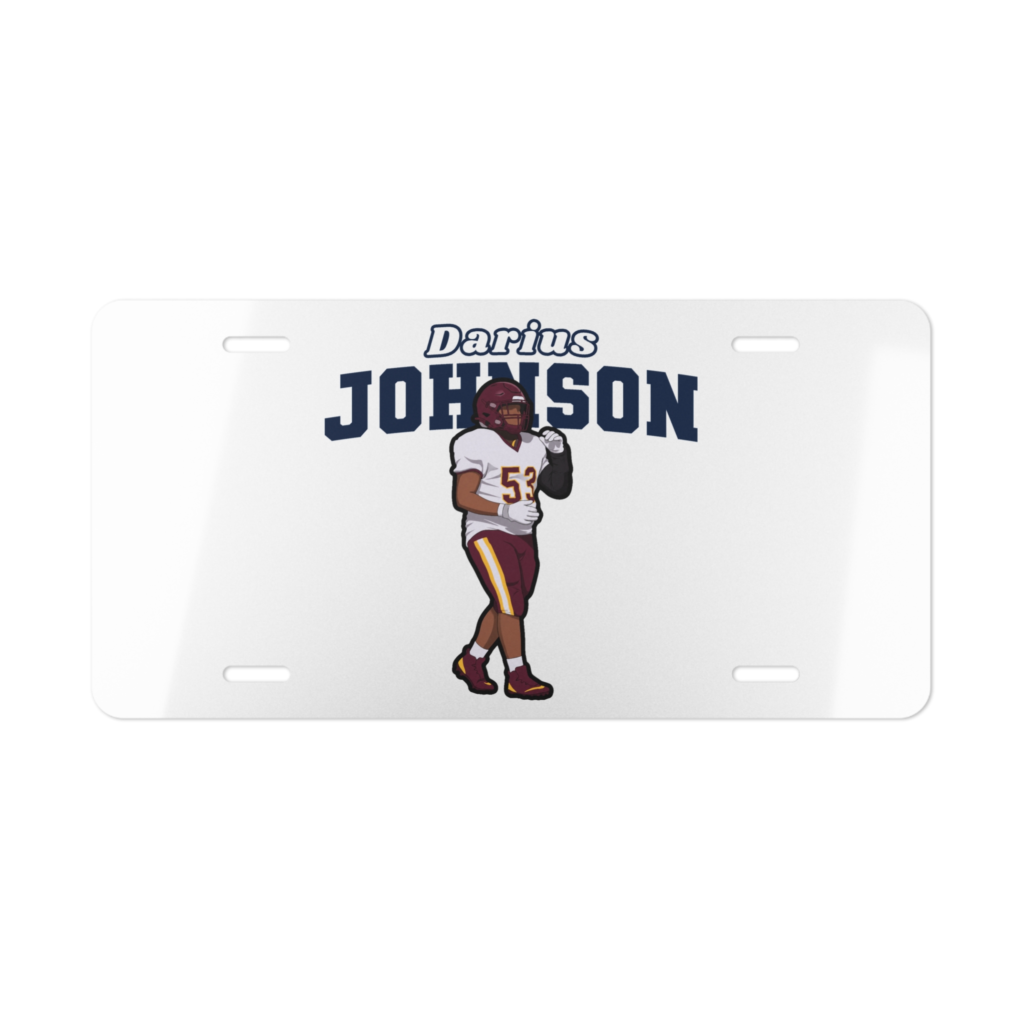 License Plate — character_name_arch in Classic