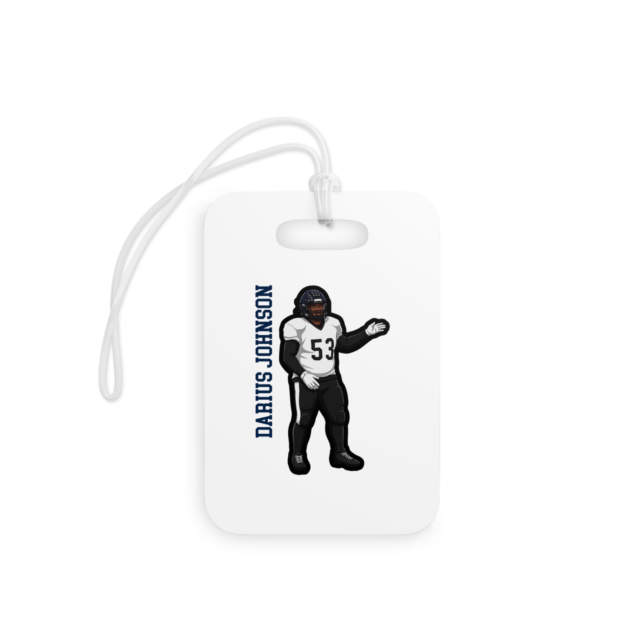 Bag Tag — character_name_vertical in Classic