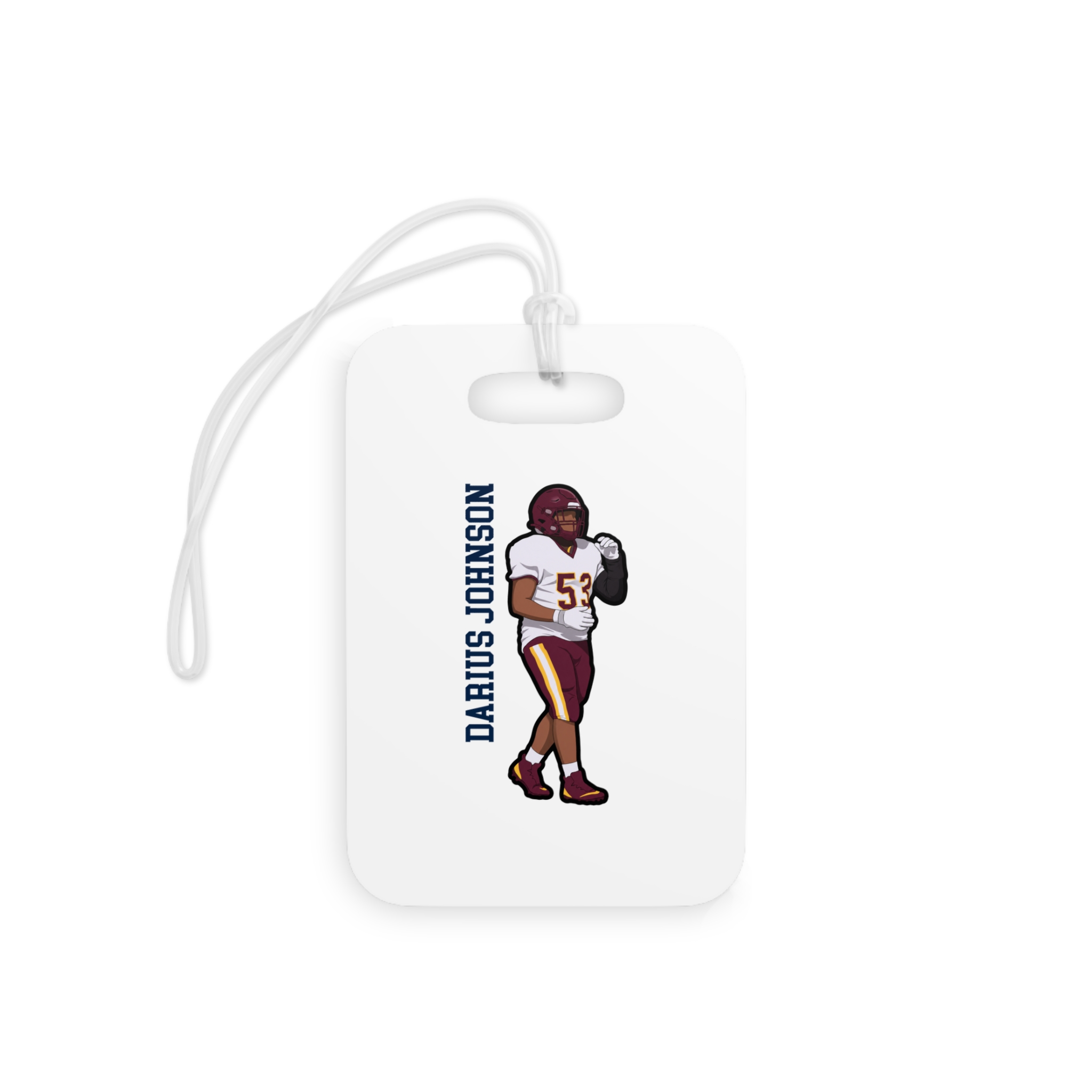 Bag Tag — character_name_vertical in Classic